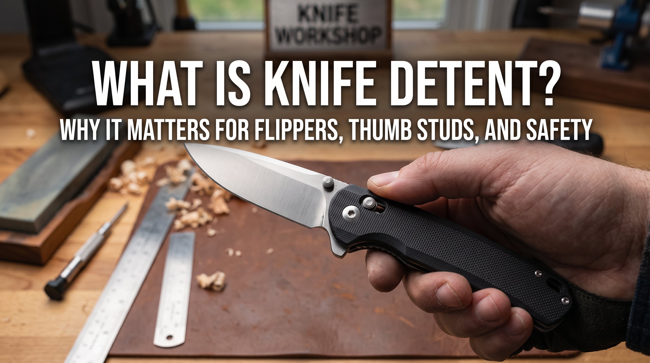 What Is Knife Detent? Why It Matters for Flippers, Thumb Studs, and Safety