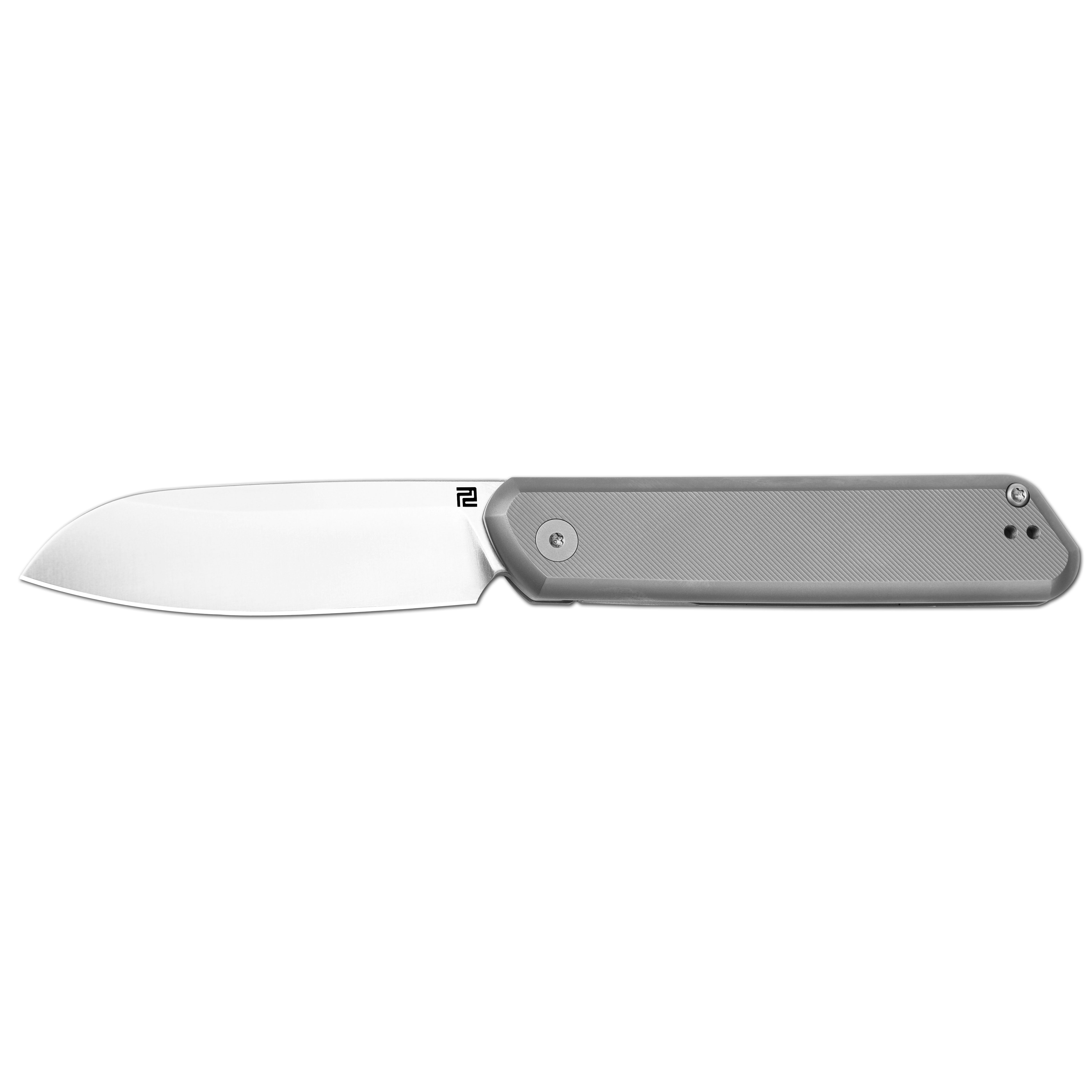 Artisan Cutlery IO ATZ-1872G S90V Blade Titanium Handle Folding Knives