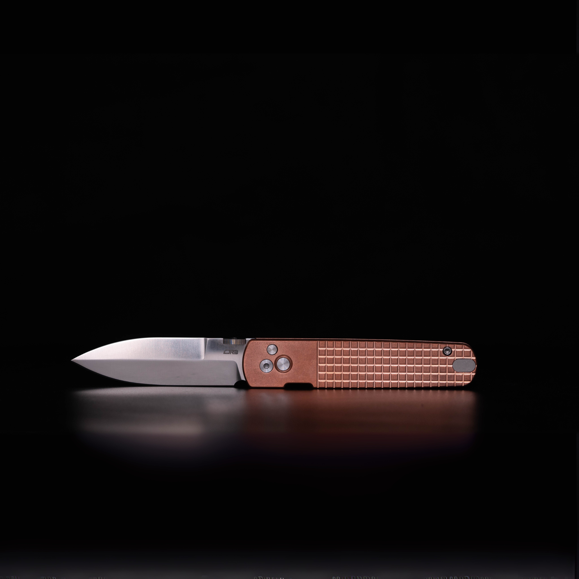 CJRB The Perfect Locust -Carved Copper | Button Lock with Safety Switch (J1951G-CO-1)