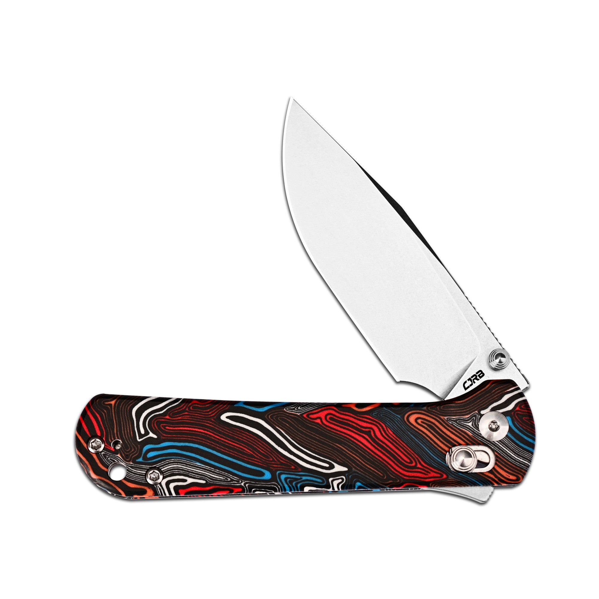 CJRB Bolt Recoil Lock V2 & Thumb Stud G-Mascus Handle (3.25'' Stone Wash AR-RPM9 Blade) J1960-FB (Exclusive)