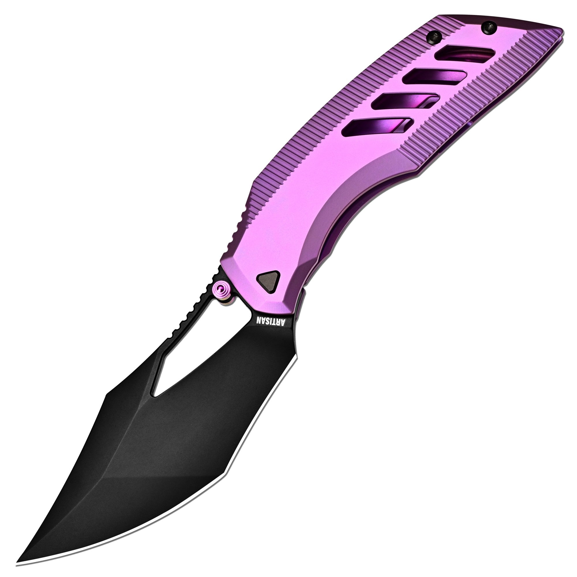 Artisan Cutlery Dark Wing 1887G-BPU S35VN Folding Knife | Free