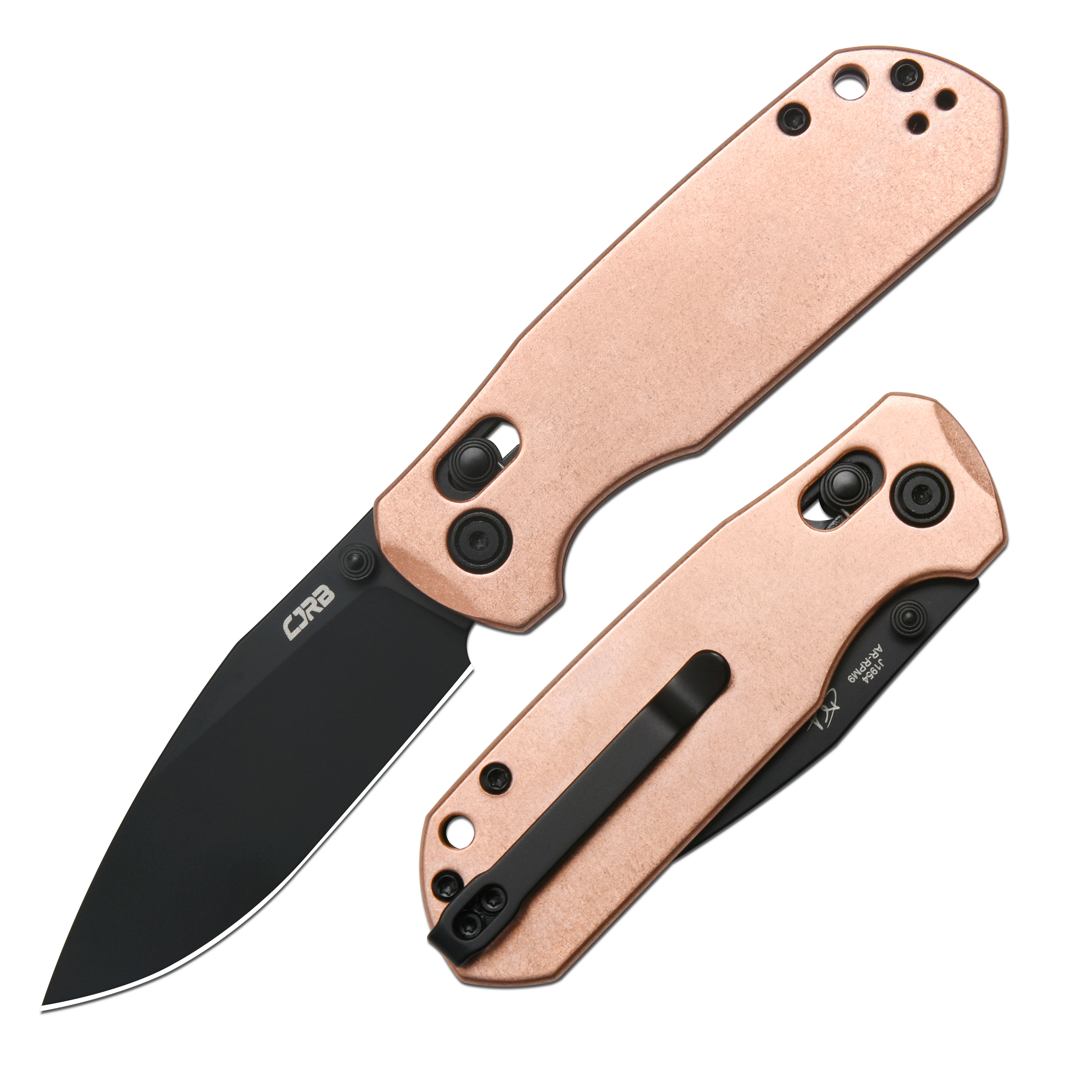 CJRB Maximal J1954 AR-RPM9 Blade Copper Handle Folding Knives