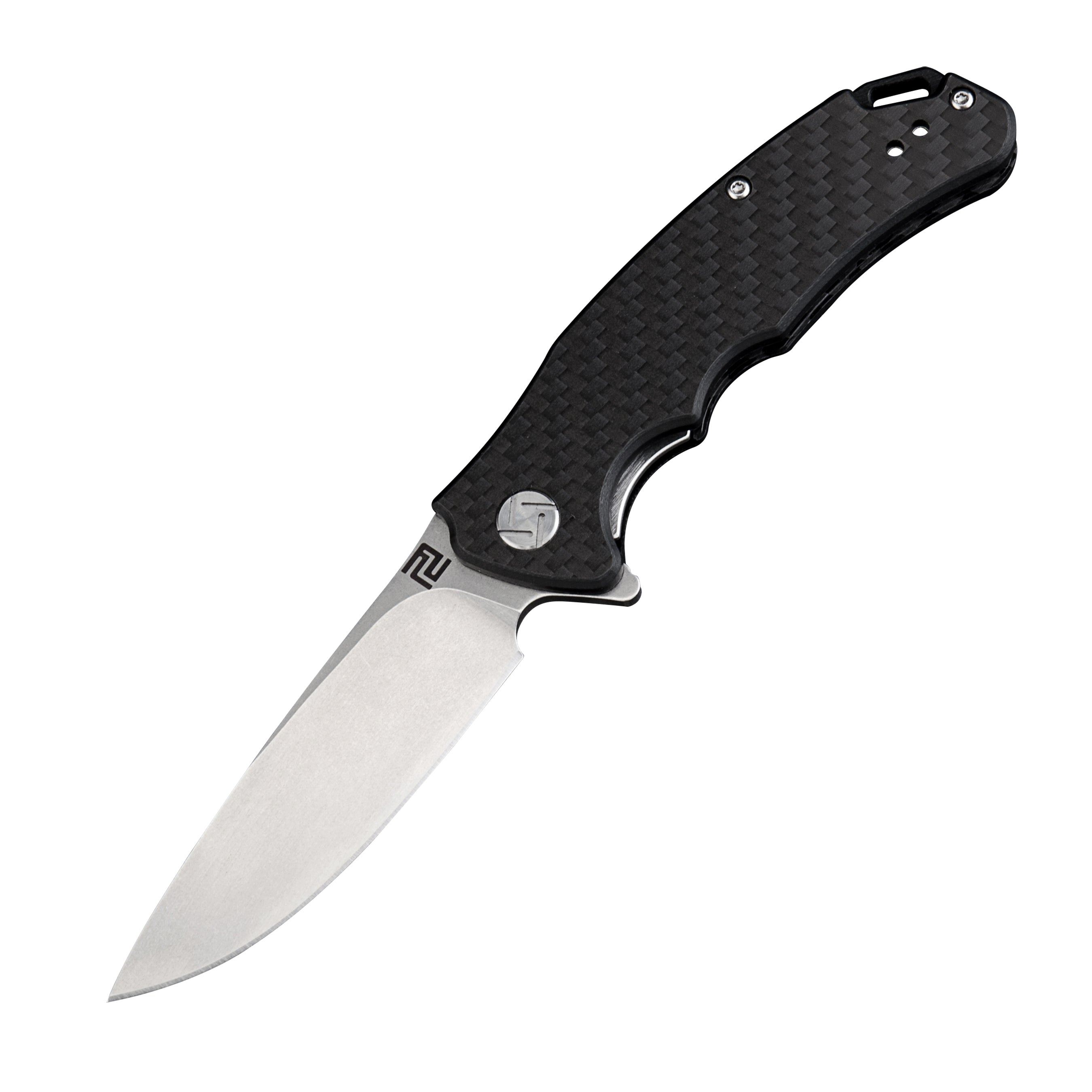 Artisan Cutlery Tradition ATZ-1702PS D2 Blade Carbon Fiber Handle Folding Knives