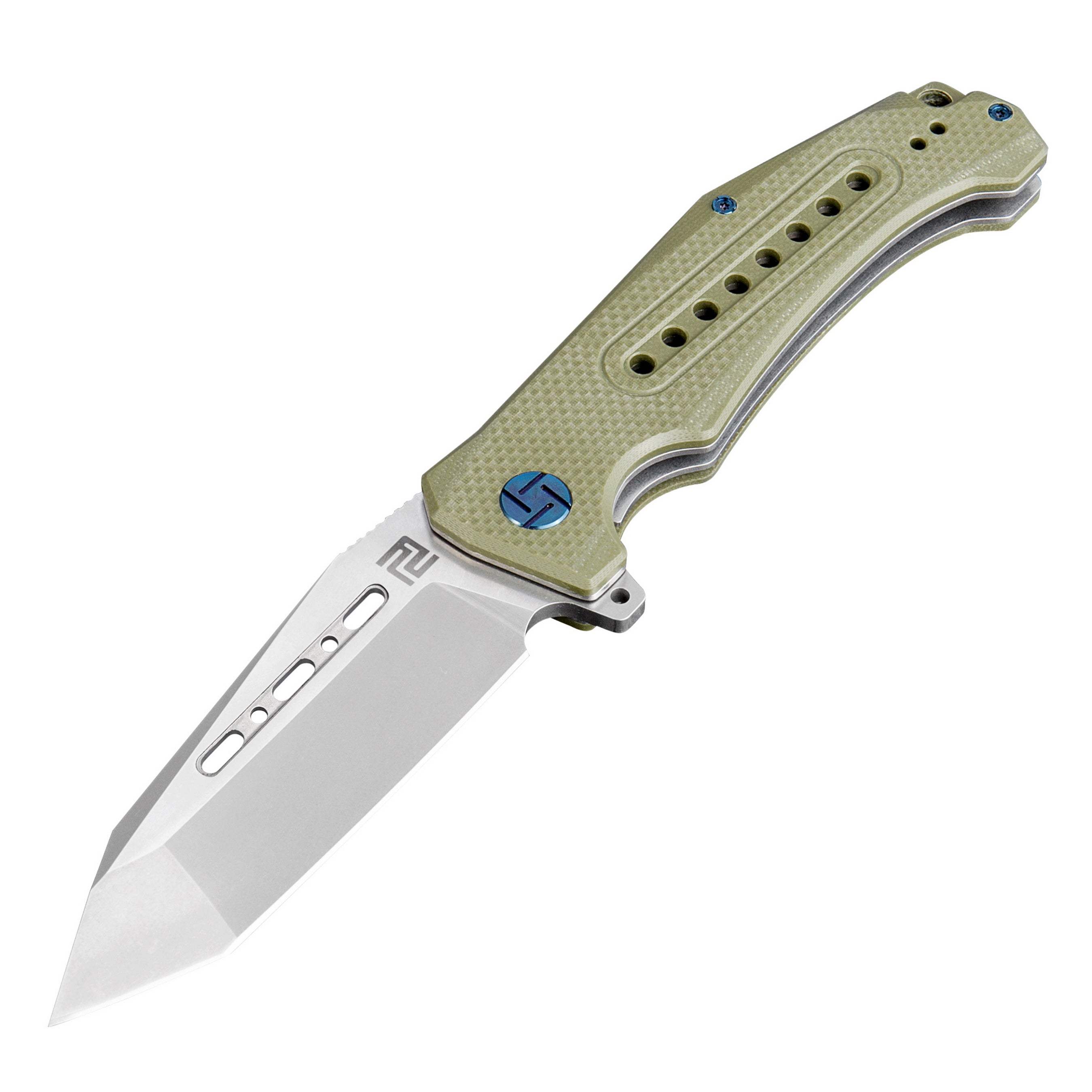 Artisan Cutlery Jungle ATZ-1705G S35VN Blade Titanium TC4 Handle Folding Knives