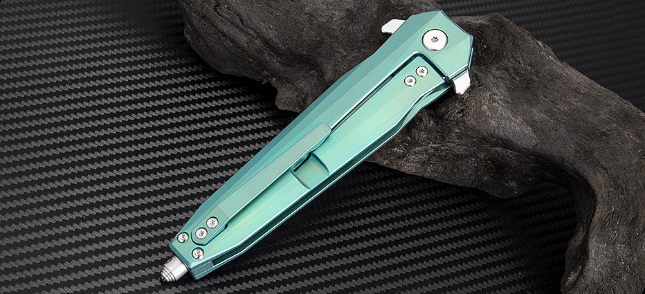 Artisan Cutlery Hornet ATZ-1810G M390 Blade Titanium Handle Folding Knives