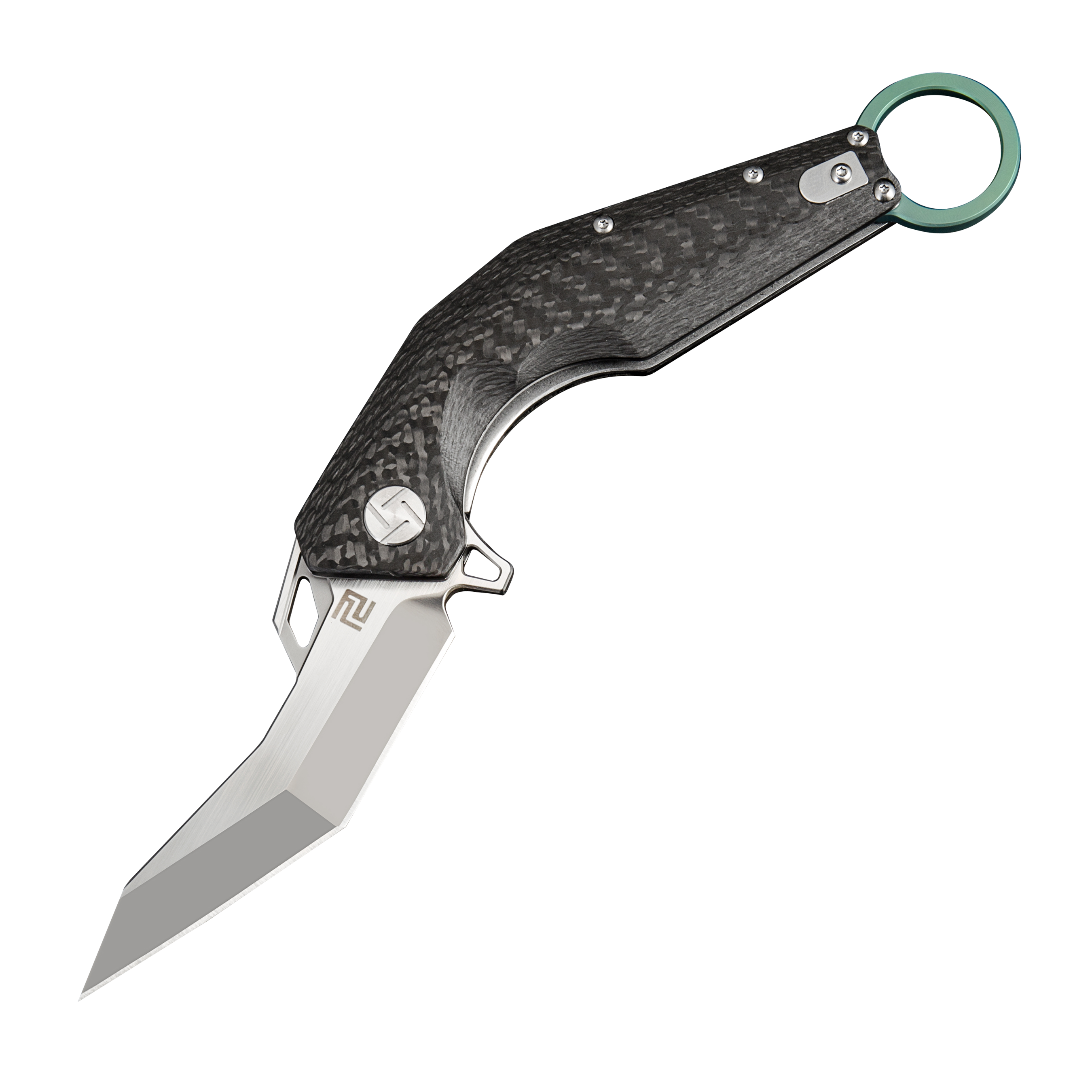 Artisan Cutlery Cobra ATZ-1811G M390 Blade Carbon fiber Handle Folding Knives