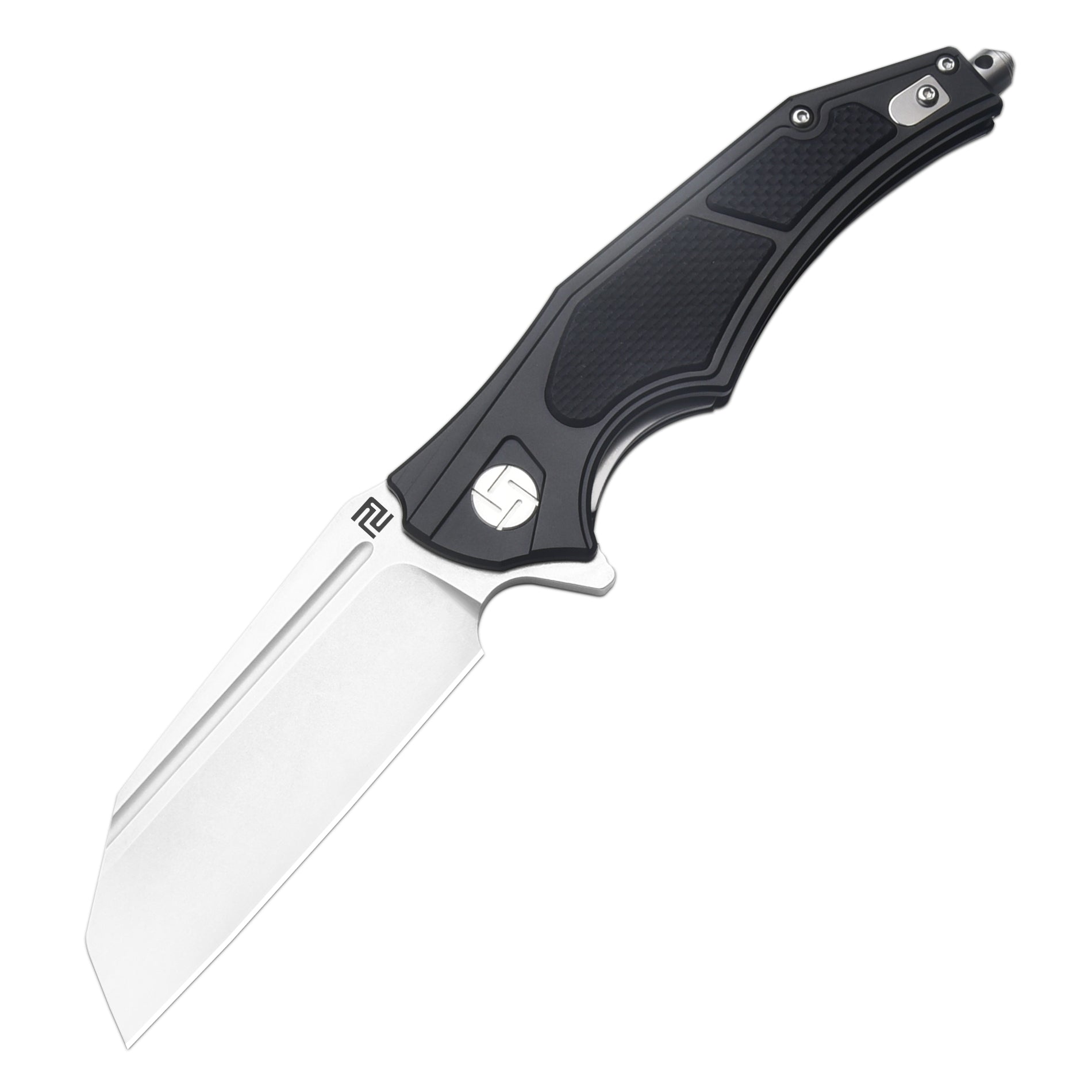 Artisan Cutlery Apache Nomad ATZ-1813P D2 Blade Aluminum Handles with G10 Onlays Folding Knives