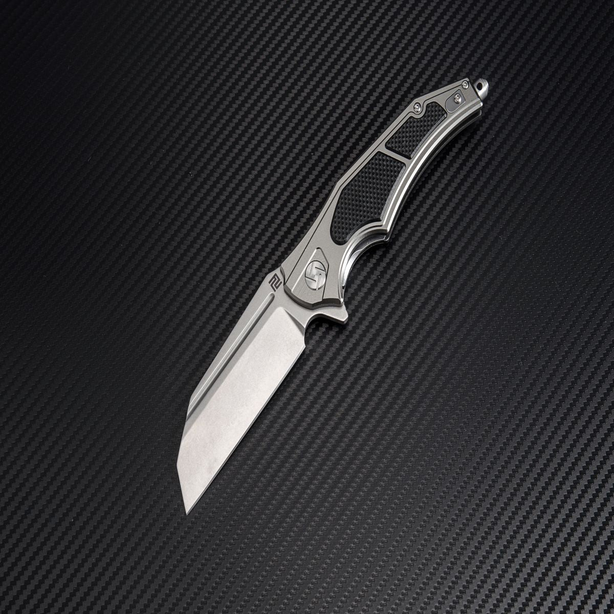 Artisan Cutlery Apache Nomad ATZ-1813P D2 Blade Aluminum Handles with G10 Onlays Folding Knives