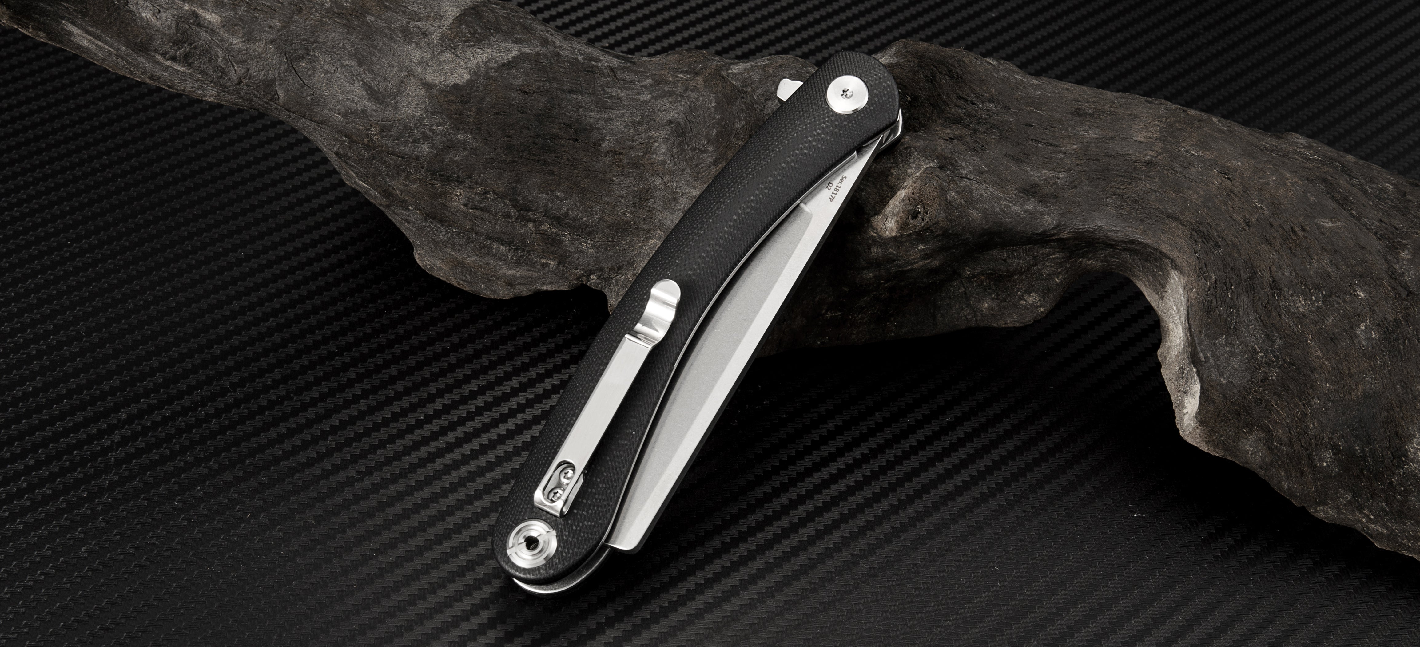 Artisan Cutlery Orthodox ATZ-1817P D2 Blade G10(Curve) Handle Folding Knives