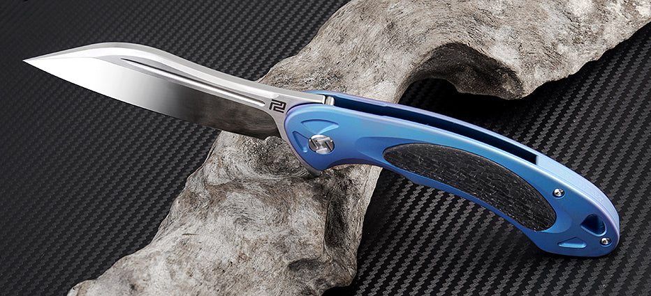 Artisan Cutlery Eterno ATZ-1818G M390 Blade Titanium Handle Folding Knives