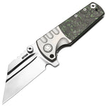 Artisan Cutlery Proponent 1820G-JW S90V Blade Titanium and Fat Carbon Inlay Handle Folding Knife(Limited edition)