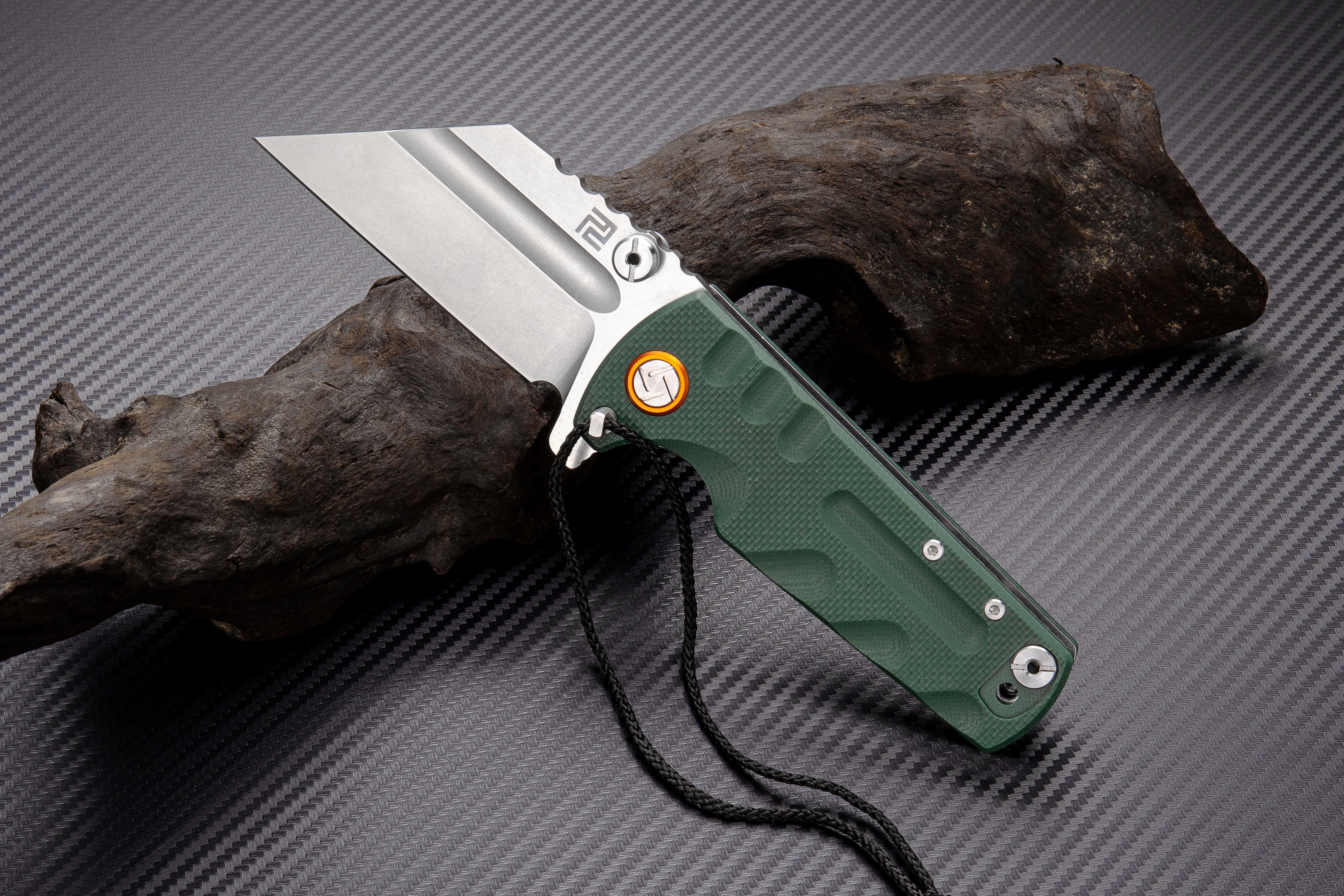 Artisan Cutlery Proponent ATZ-1820P D2 Blade G10 Handle Folding Knives - Green (1820P-GNF)