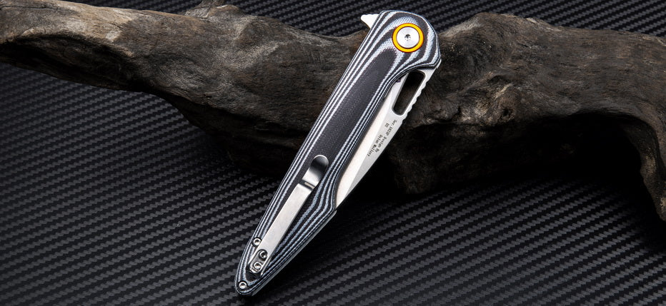 Artisan Cutlery Archaeo ATZ-1821PS D2 Blade G10 Handle Folding Knives