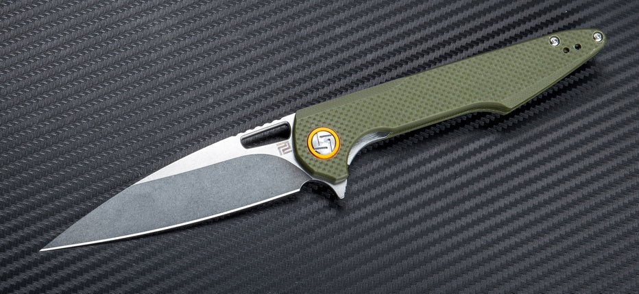 Artisan Cutlery Archaeo ATZ-1821P D2 Blade G10 Handle Folding Knives