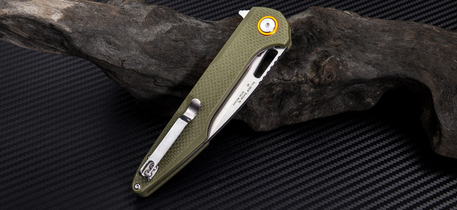 Artisan Cutlery Archaeo ATZ-1821P D2 Blade G10 Handle Folding Knives