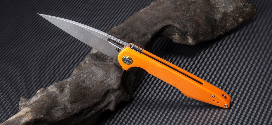 Artisan Cutlery Archaeo ATZ-1821PS D2 Blade G10 Handle Folding Knives