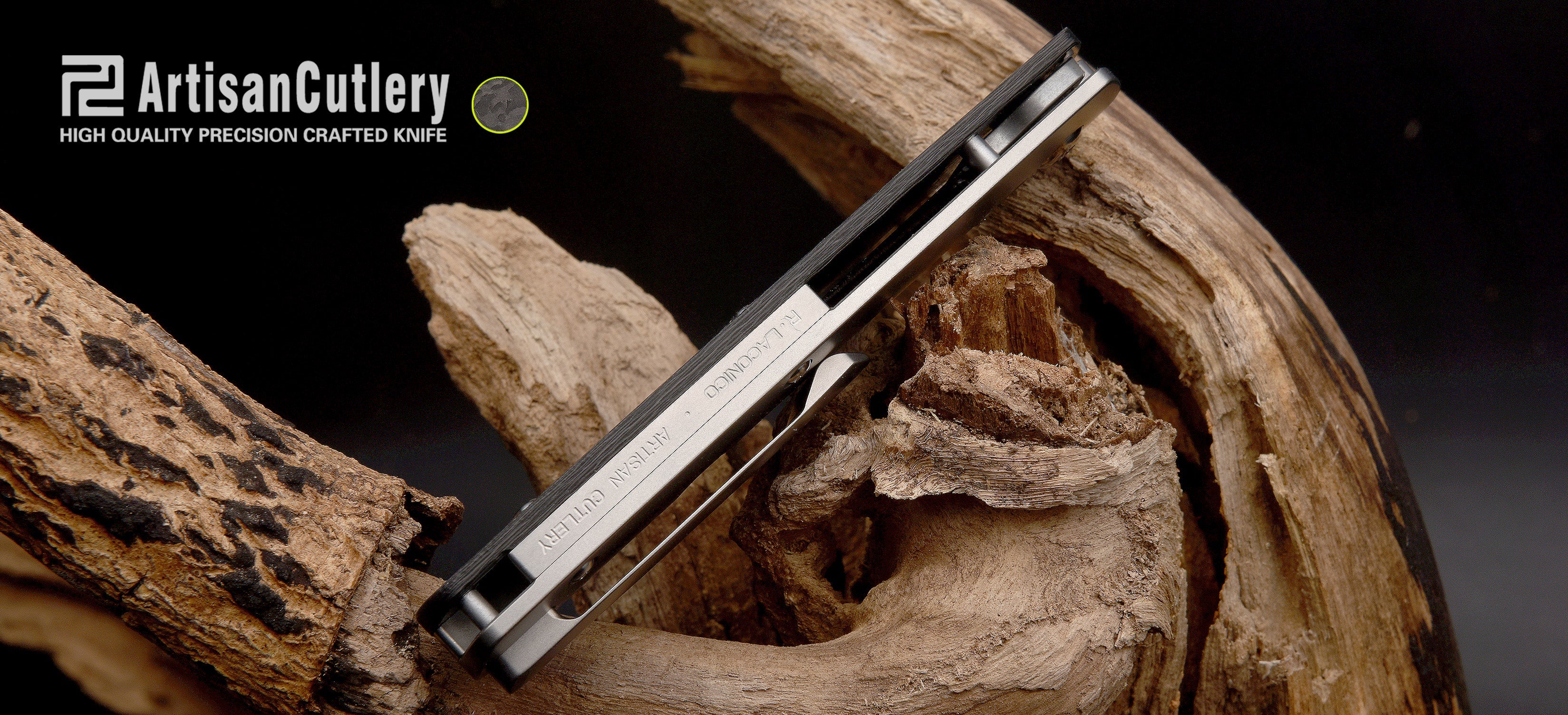 Artisan Cutlery Centauri ATZ-1839GS S35VN Blade Titanium and Carbon Fiber Handle Folding Knives
