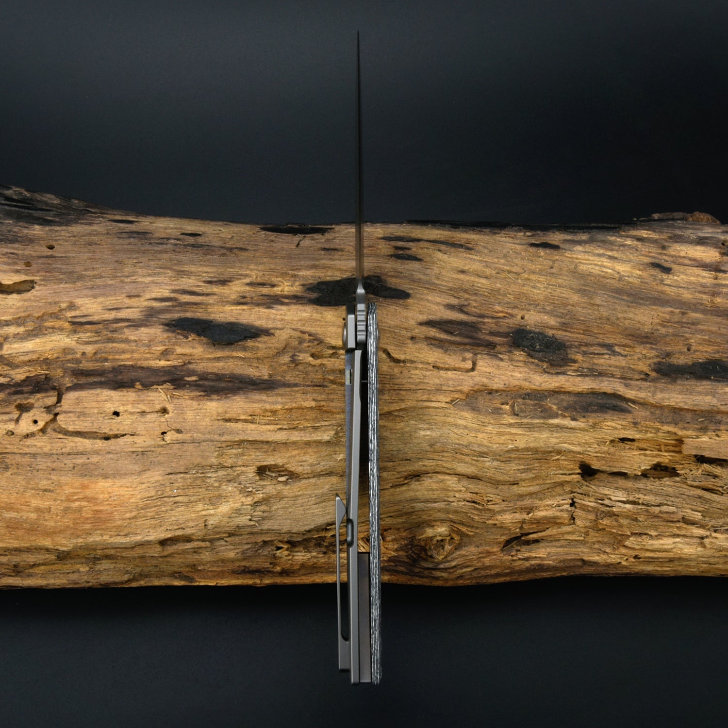 Artisan Cutlery Sirius 1849G S35VN Blade Fat Carbon and Titanium Handle Folding Knives