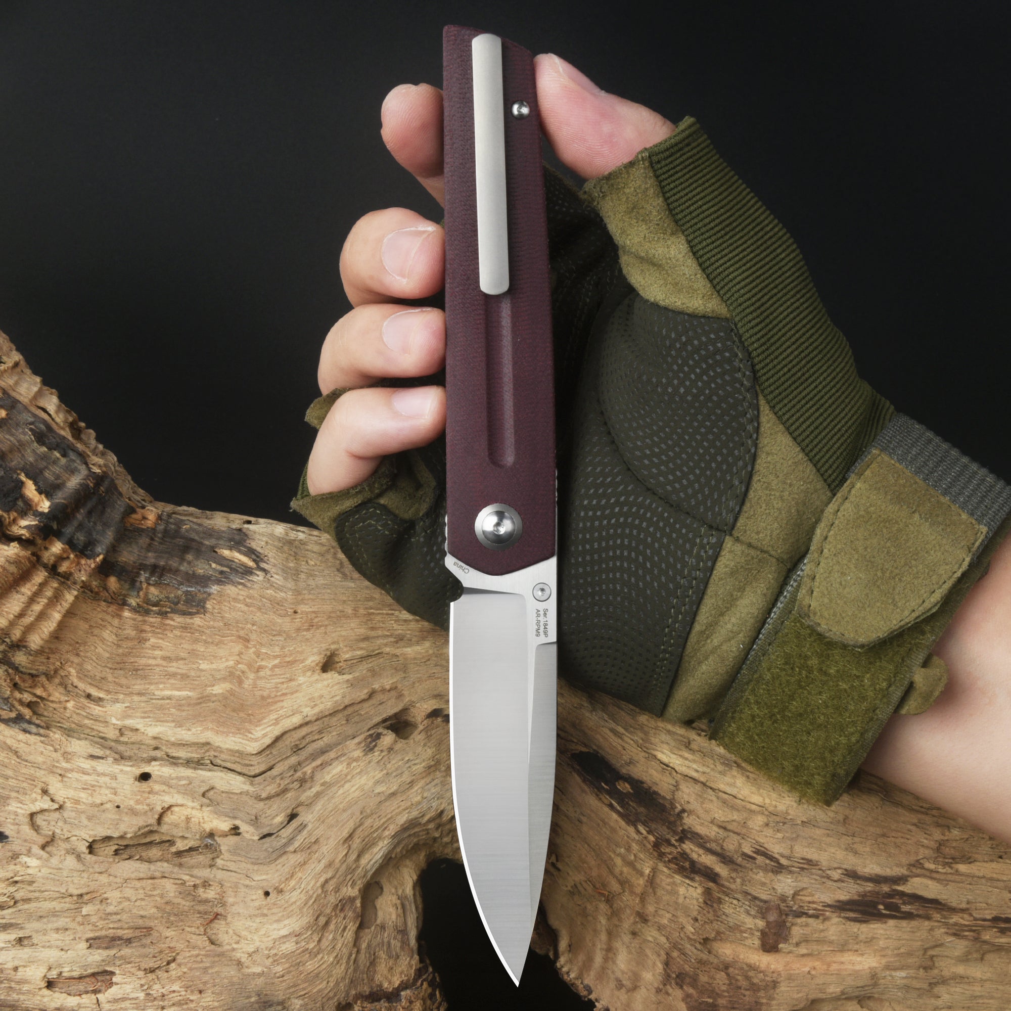Artisan Cutlery Sirius 1849P S35VN Blade DRC Micarta Handle Folding Knives