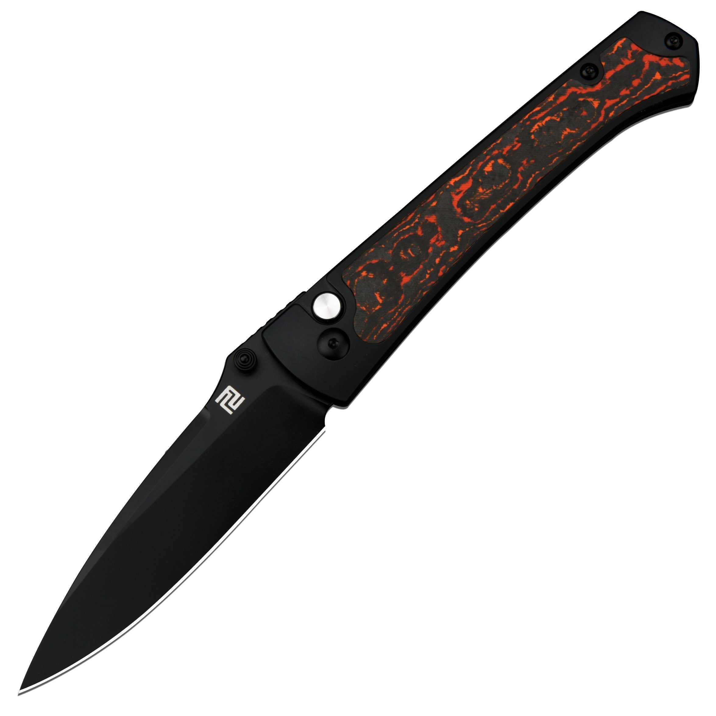 Artisan Cutlery Andromeda 1856G-FCMV M390 Blade Titanium and Fat Carbon Handle Folding Knife (Limited Edition)