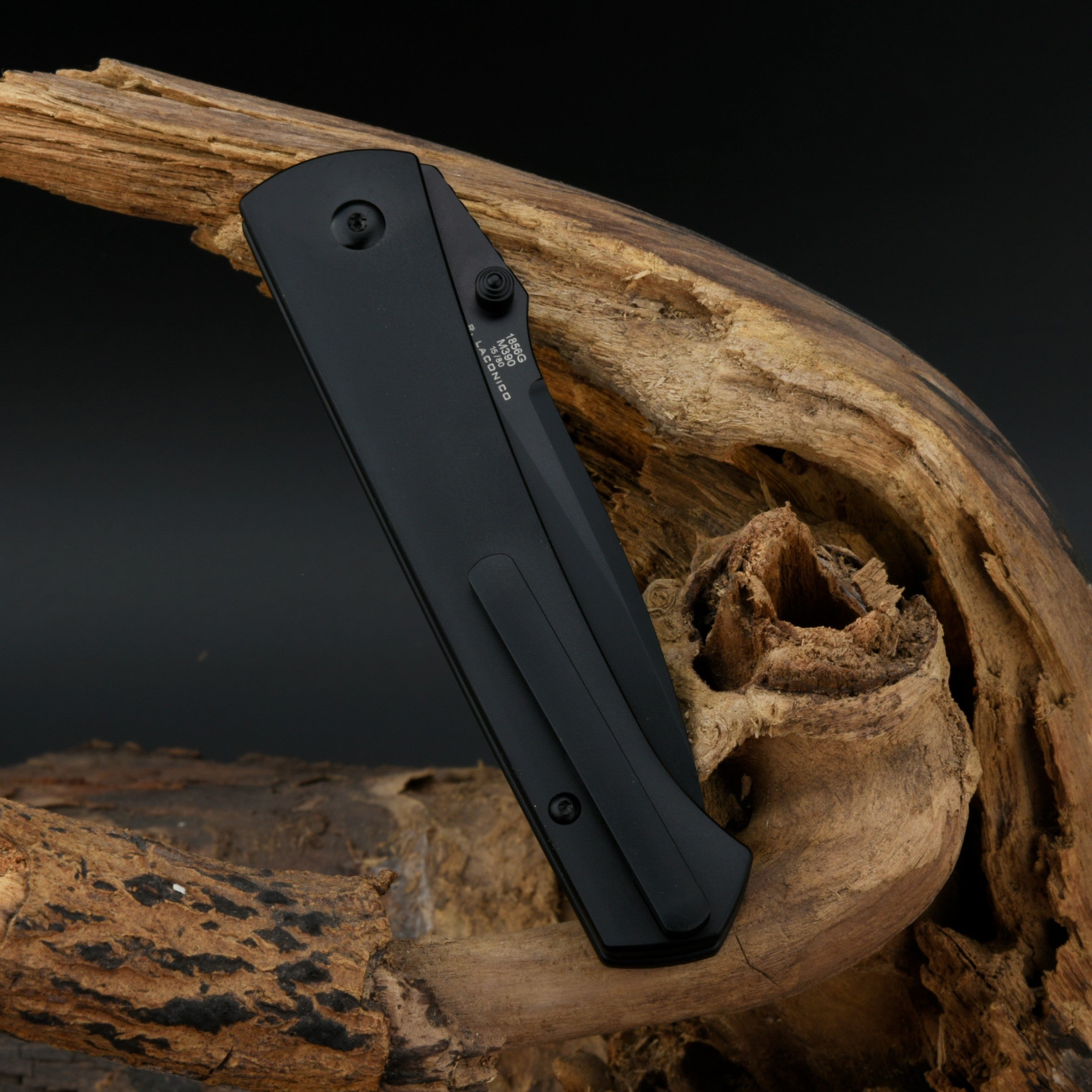 Artisan Cutlery Andromeda 1856G-FCMV M390 Blade Titanium and Fat Carbon Handle Folding Knife (Limited Edition)