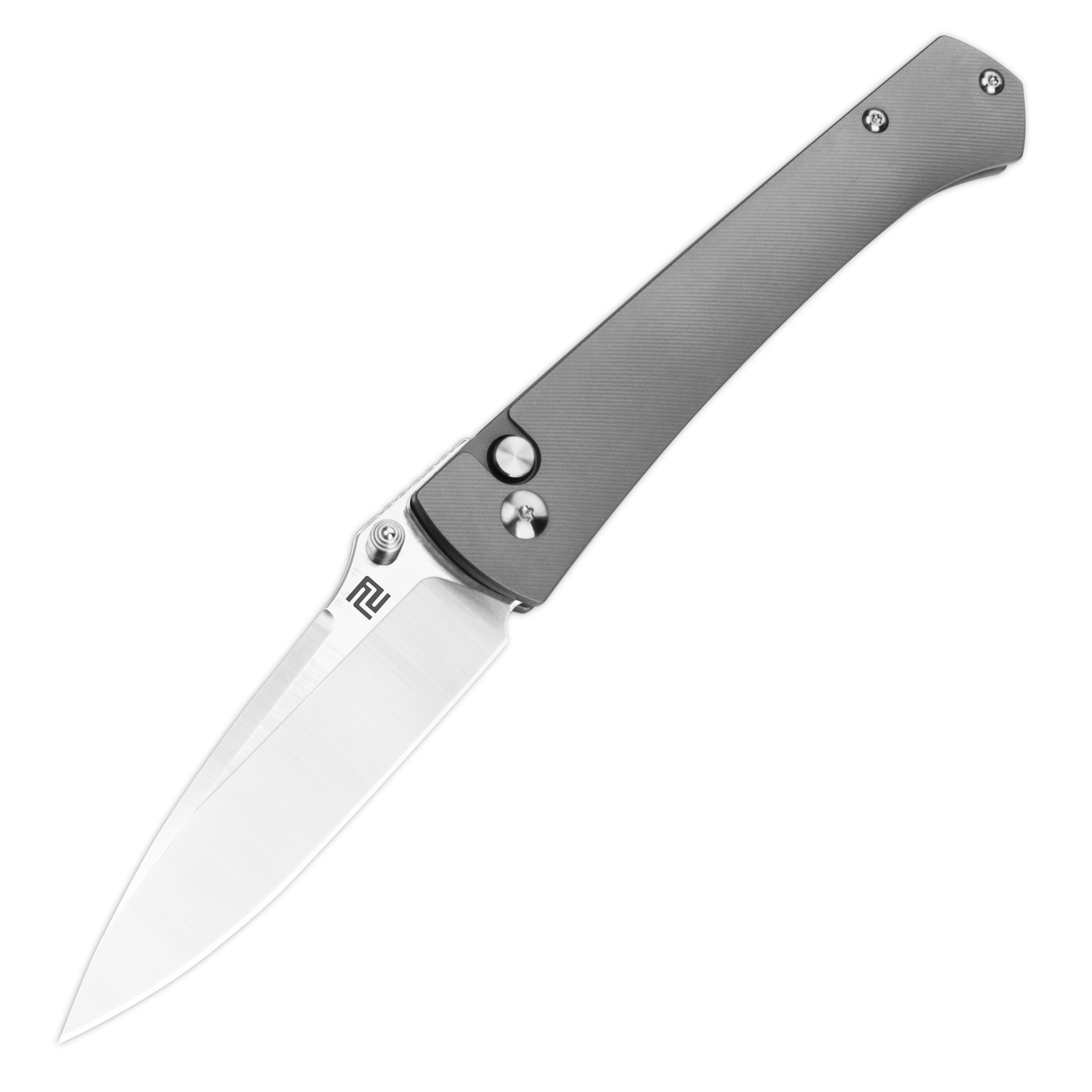 Artisan Cutlery Andromeda 1856G S35VN Blade Titanium Handle Folding Knives