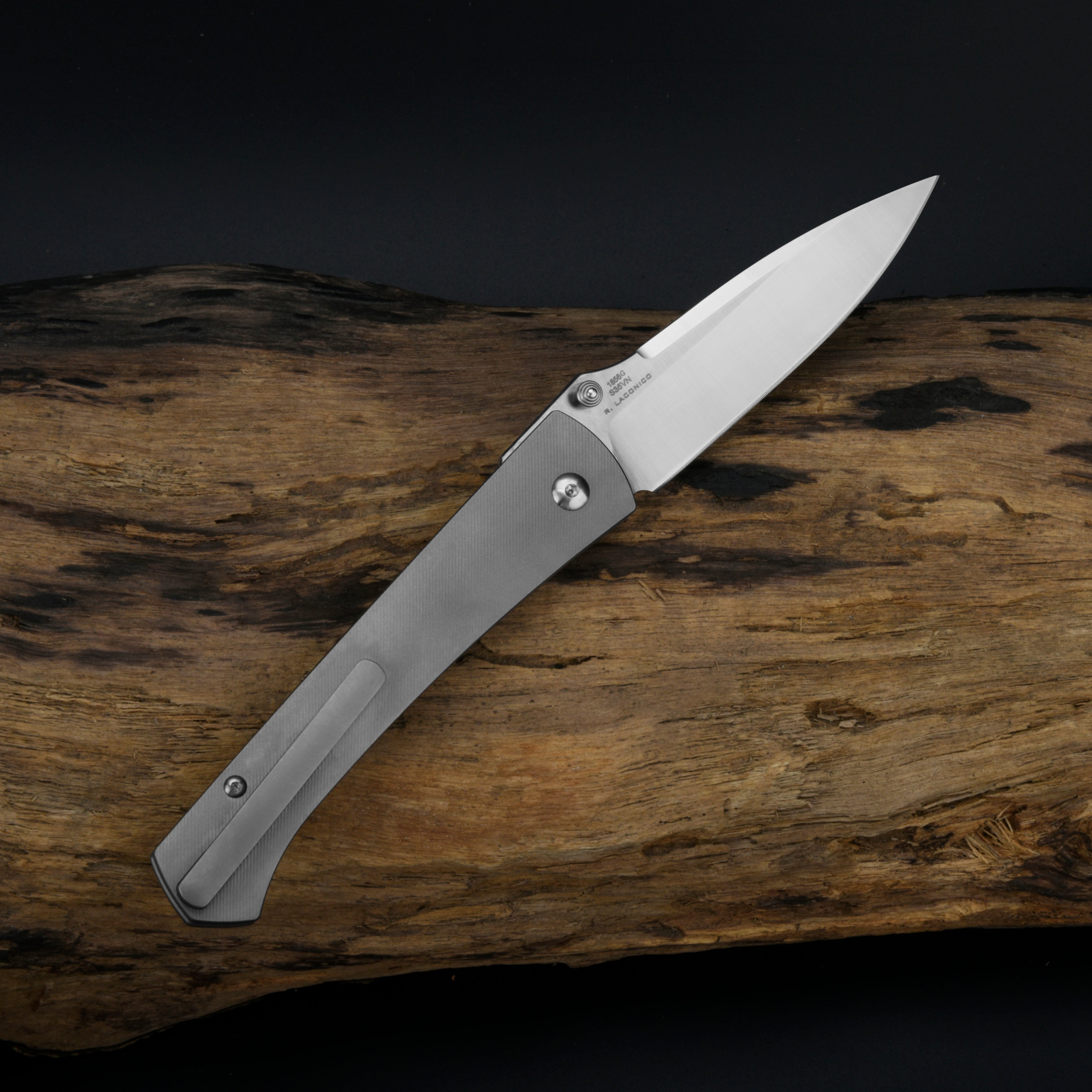 Artisan Cutlery Andromeda 1856G S35VN Blade Titanium Handle Folding Knives