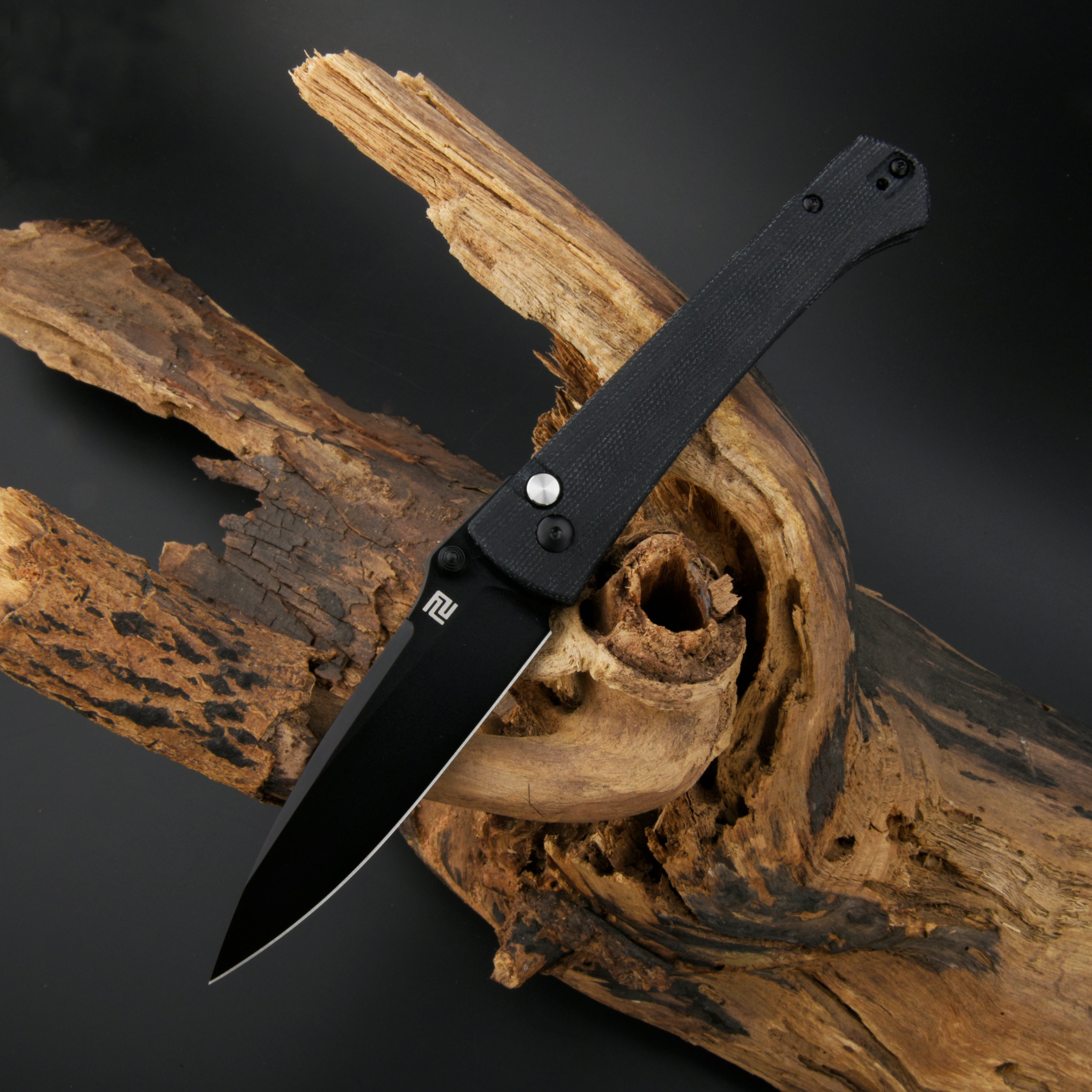 Artisan Cutlery Andromeda 1856P S35VN Blade Micarta Handle Folding Knife