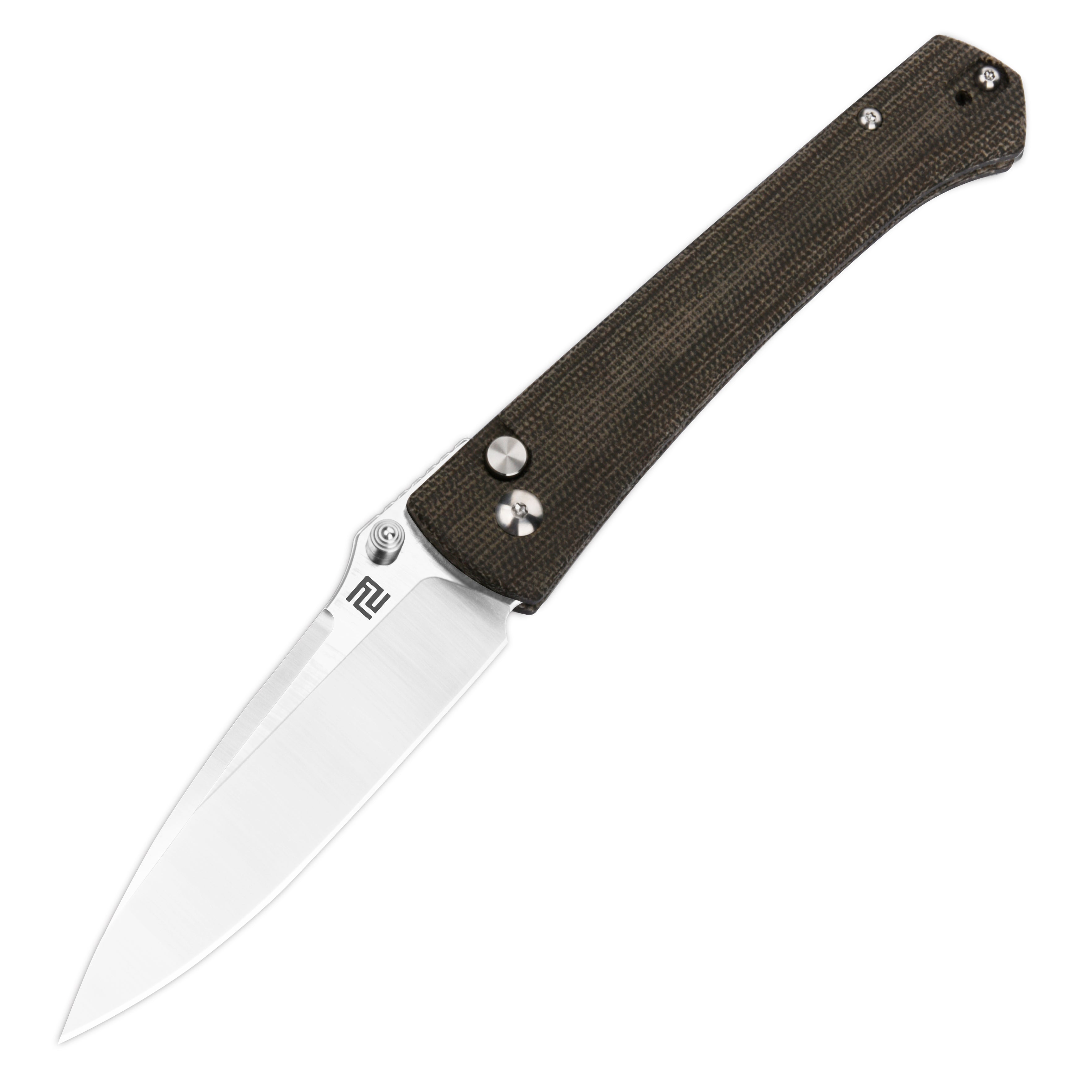 Artisan Cutlery Andromeda 1856P S35VN Blade Micarta Handle Folding Knife