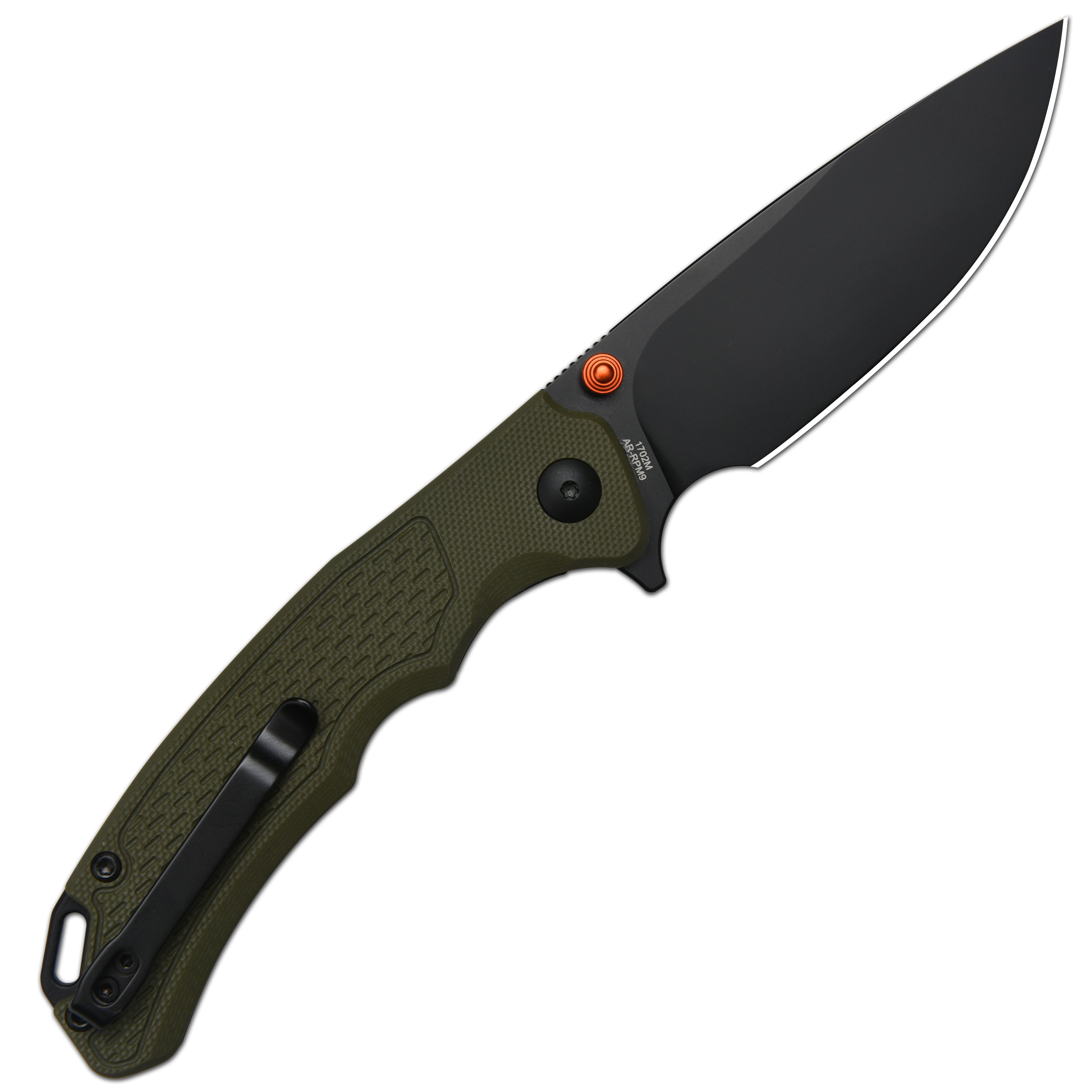 Artisan Cutlery Tradition V2 1702M AR-RPM9 Blade G10 Handle Folding Knives - Green (1702M-BGN)