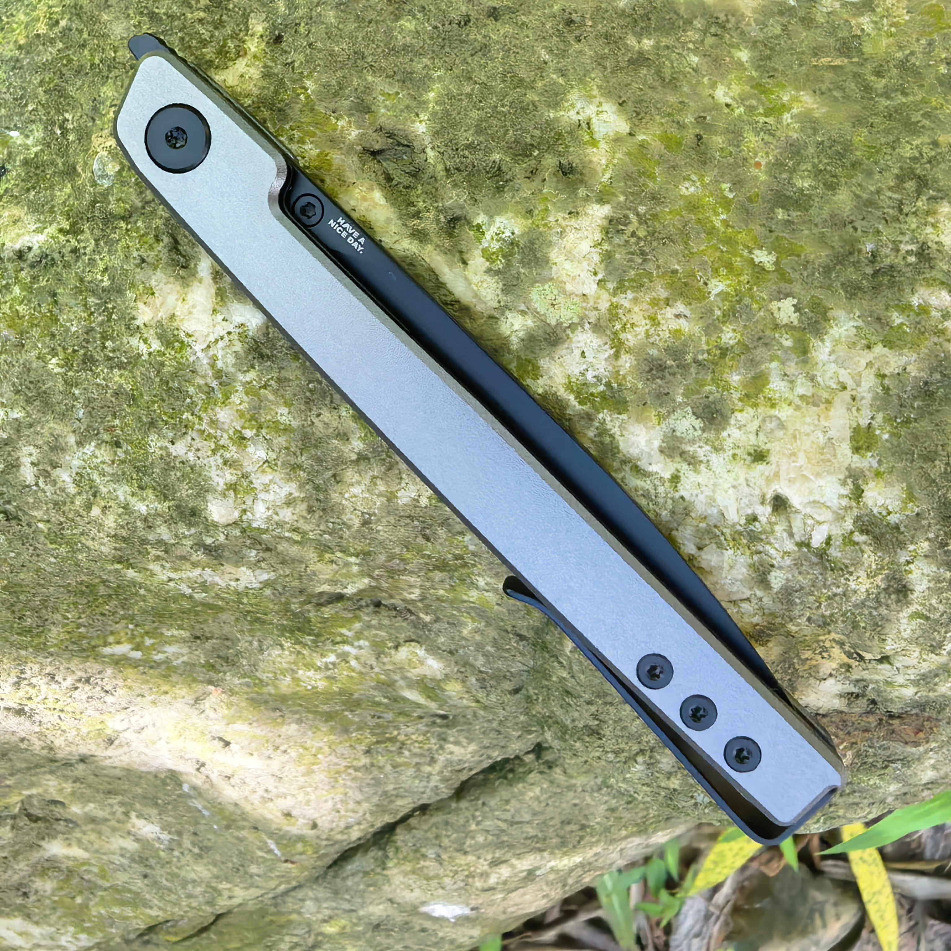 CJRB Prototype Lanky J1965 AR-RPM9 Steel Blade Aluminum Handle Folding Knives
