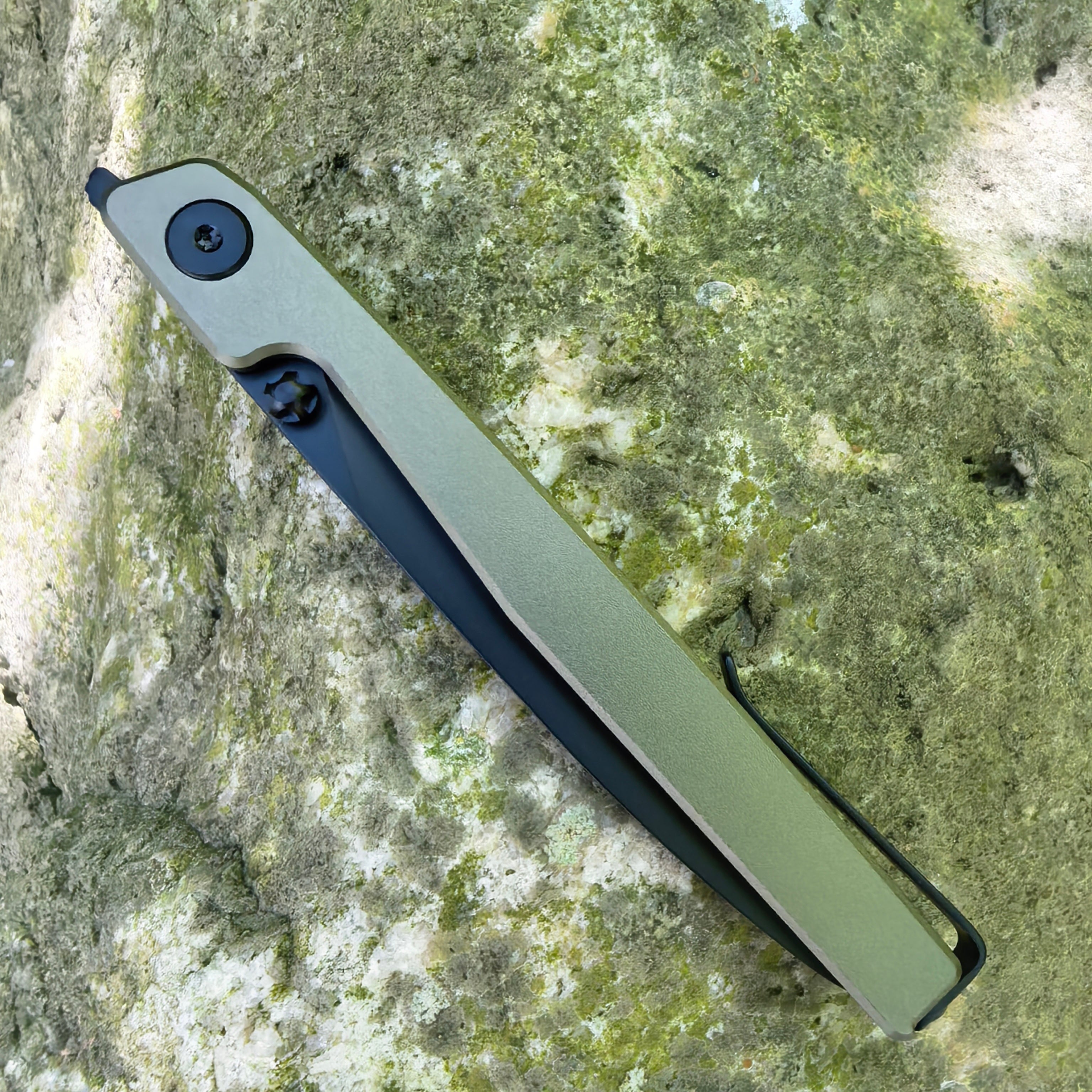 CJRB Prototype Lanky J1965 AR-RPM9 Steel Blade Aluminum Handle Folding Knives