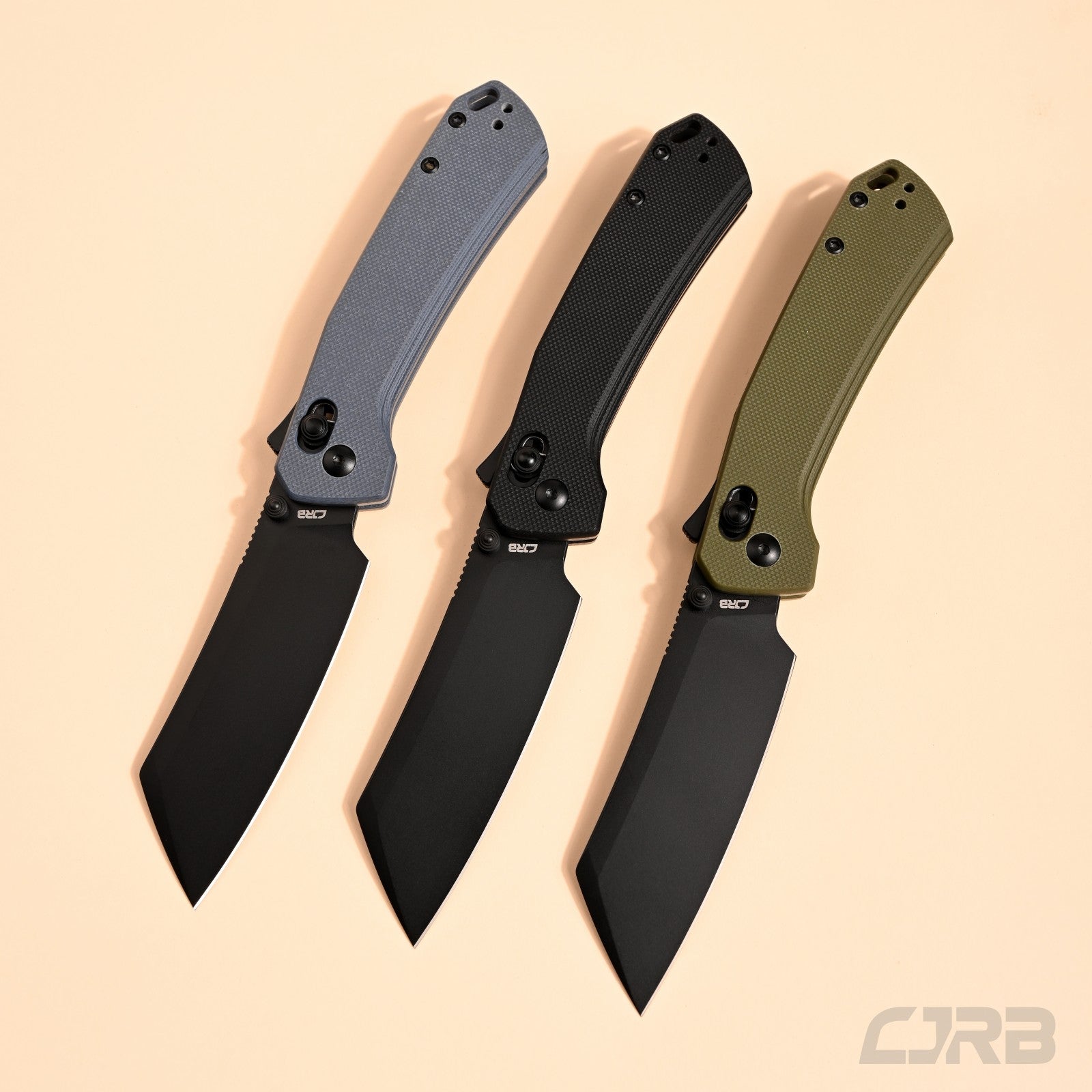 CJRB Ranger J1969 AR-RPM9 Steel Blade G10 Handle Folding Knives (Prototype)