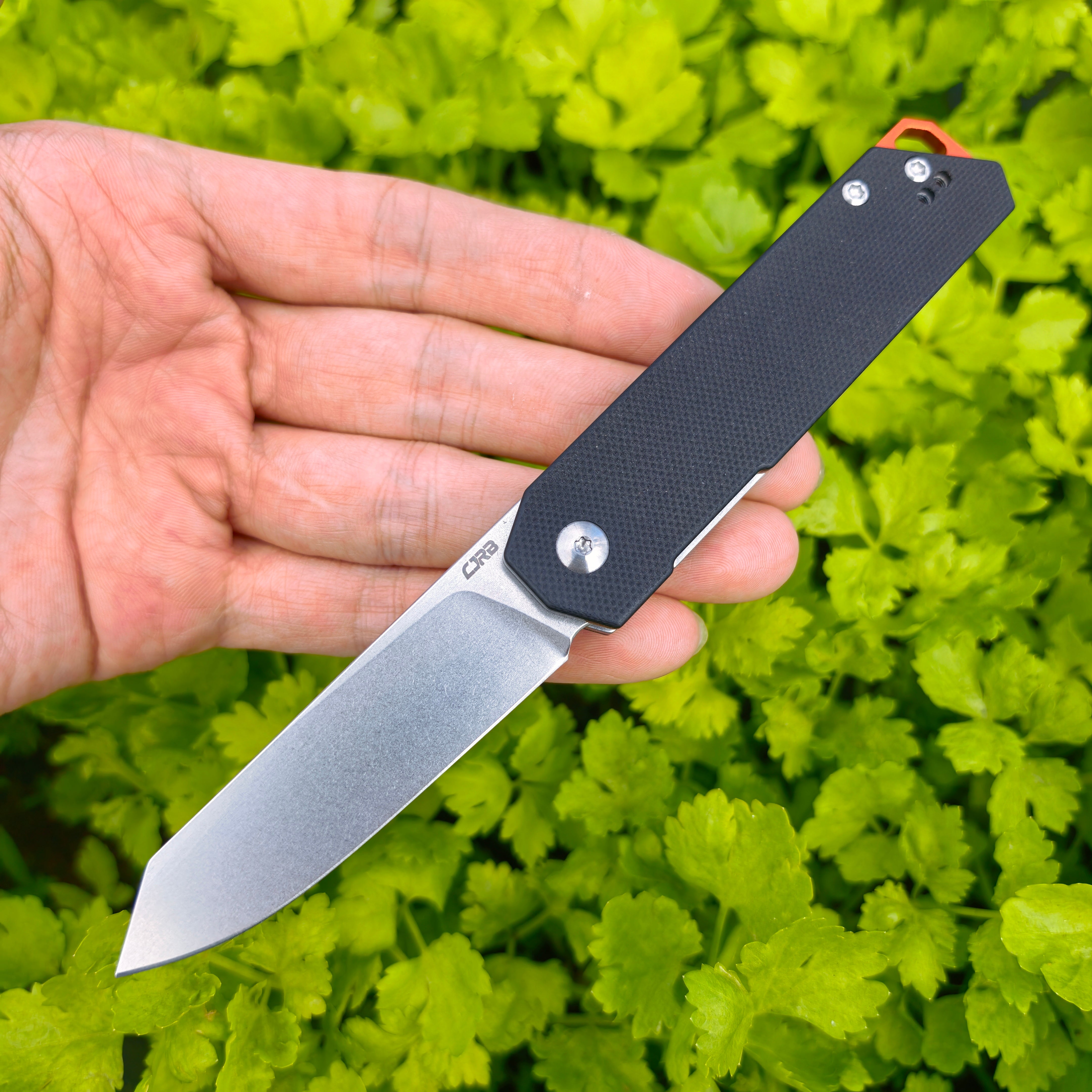 CJRB Prototype Prep J1973 AR-RPM9 Steel Blade G10 Handle Folding Knives