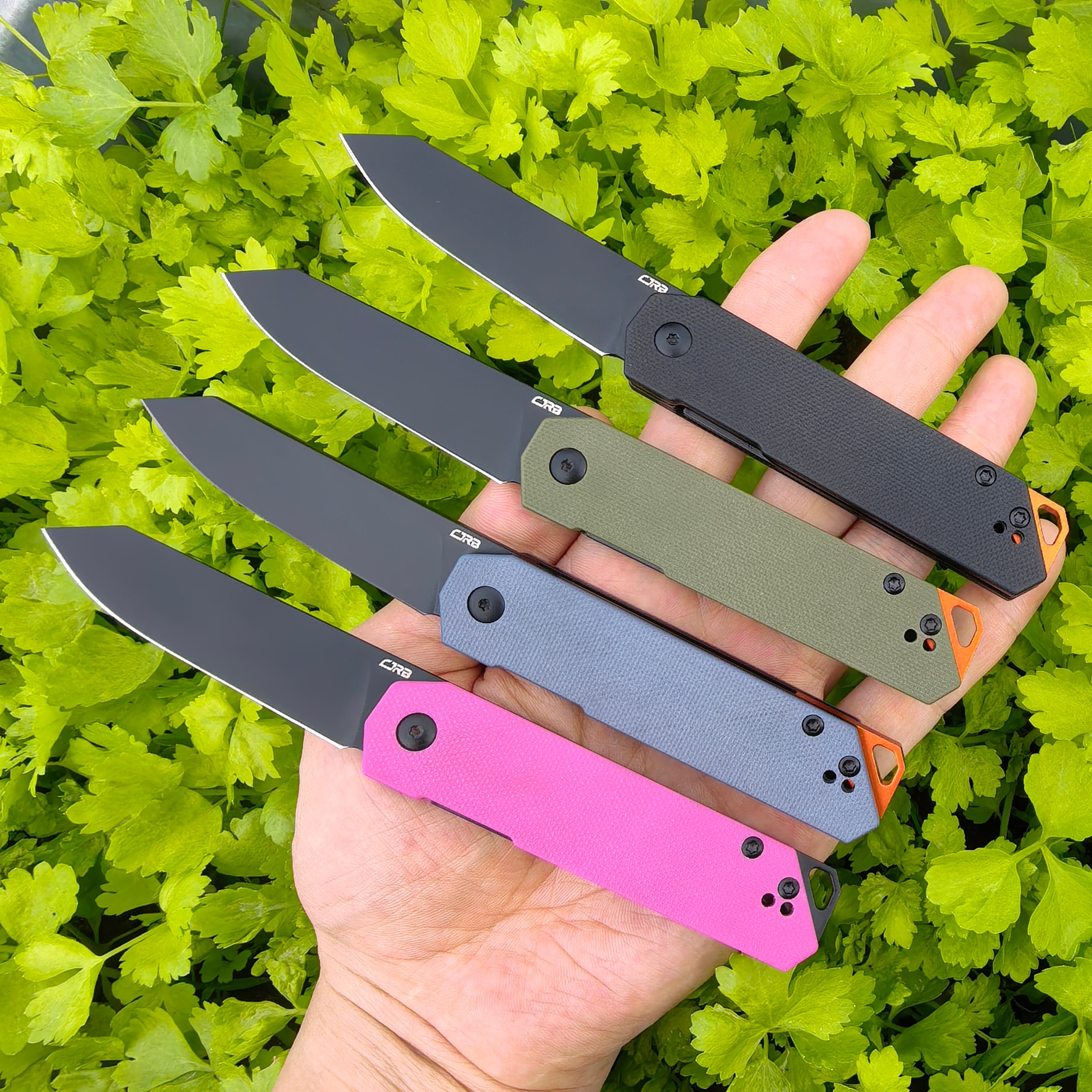 CJRB Prototype Prep J1973 AR-RPM9 Steel Blade G10 Handle Folding Knives