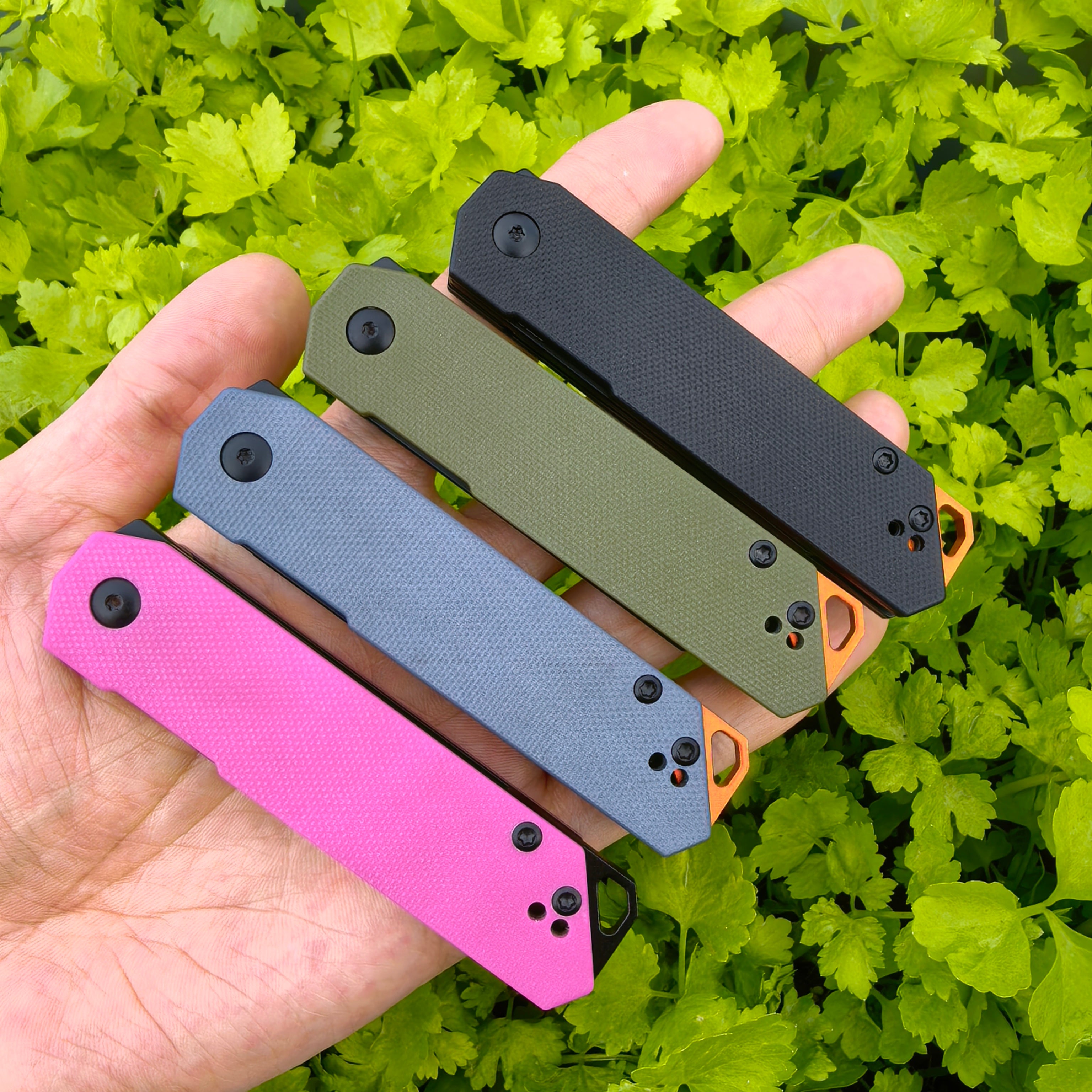 CJRB Prototype Prep J1973 AR-RPM9 Steel Blade G10 Handle Folding Knives