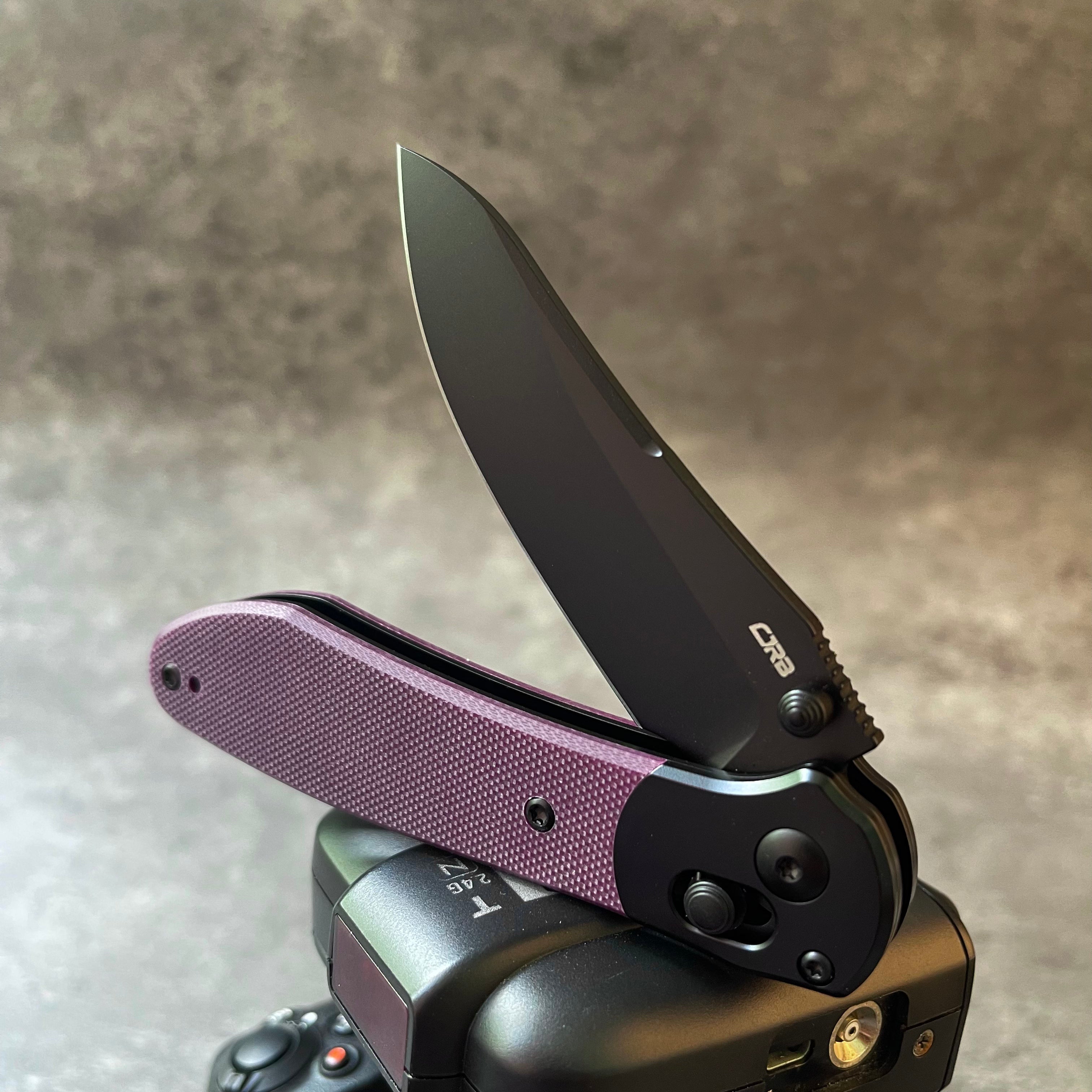 CJRB Fishers J1976 AR-RPM9 Steel G10/Micarta Handle Folding Knives(Prototype)