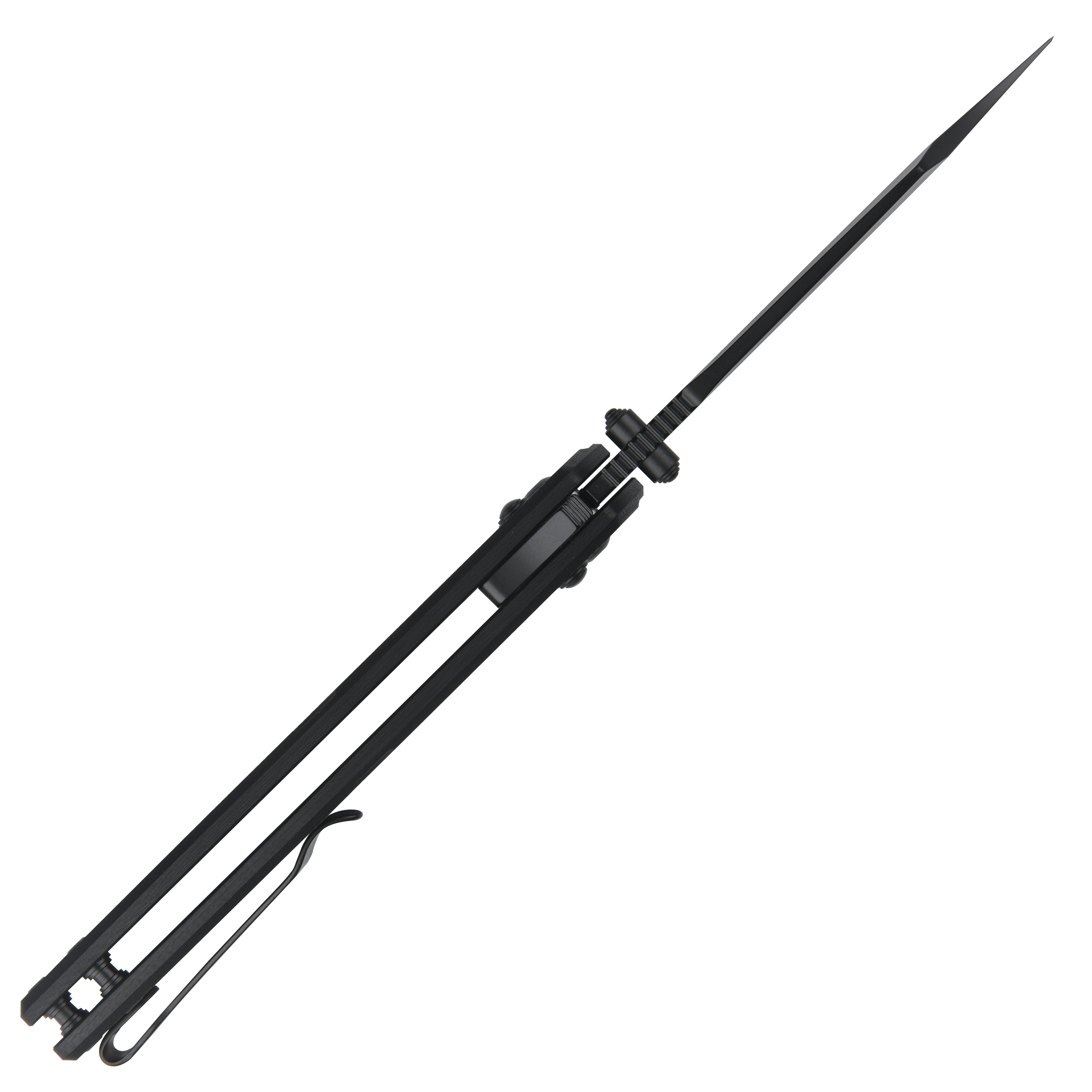 Artisan Cutlery Simoon ATZ-1882 AR-RPM9 Steel Blade G10 Handle Folding Knives - Black G10 Handle/Black PVD Finish (1882P-BBK)