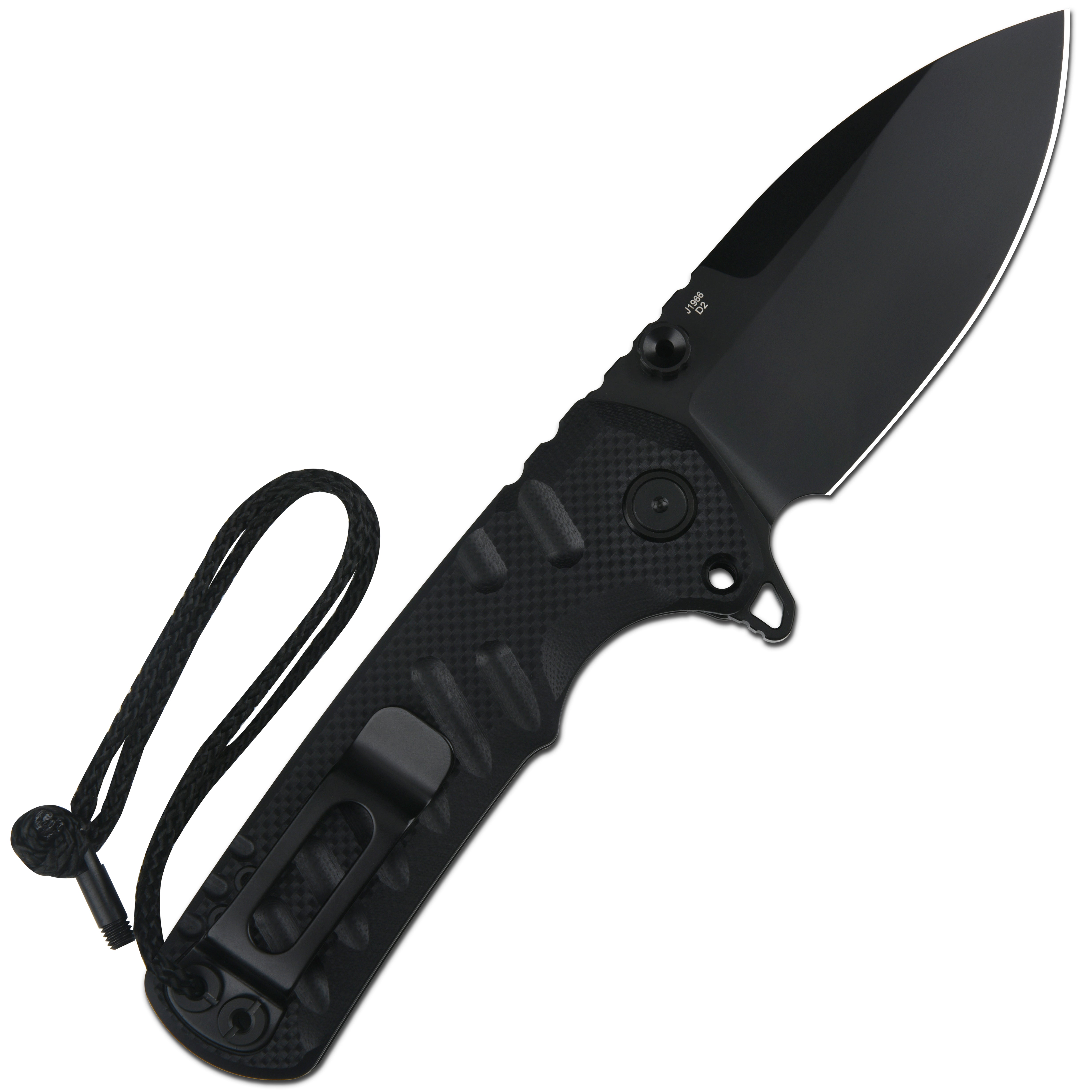 CJRB Tundra J1966 D2 Steel Blade Black G10 Handle Folding Knives