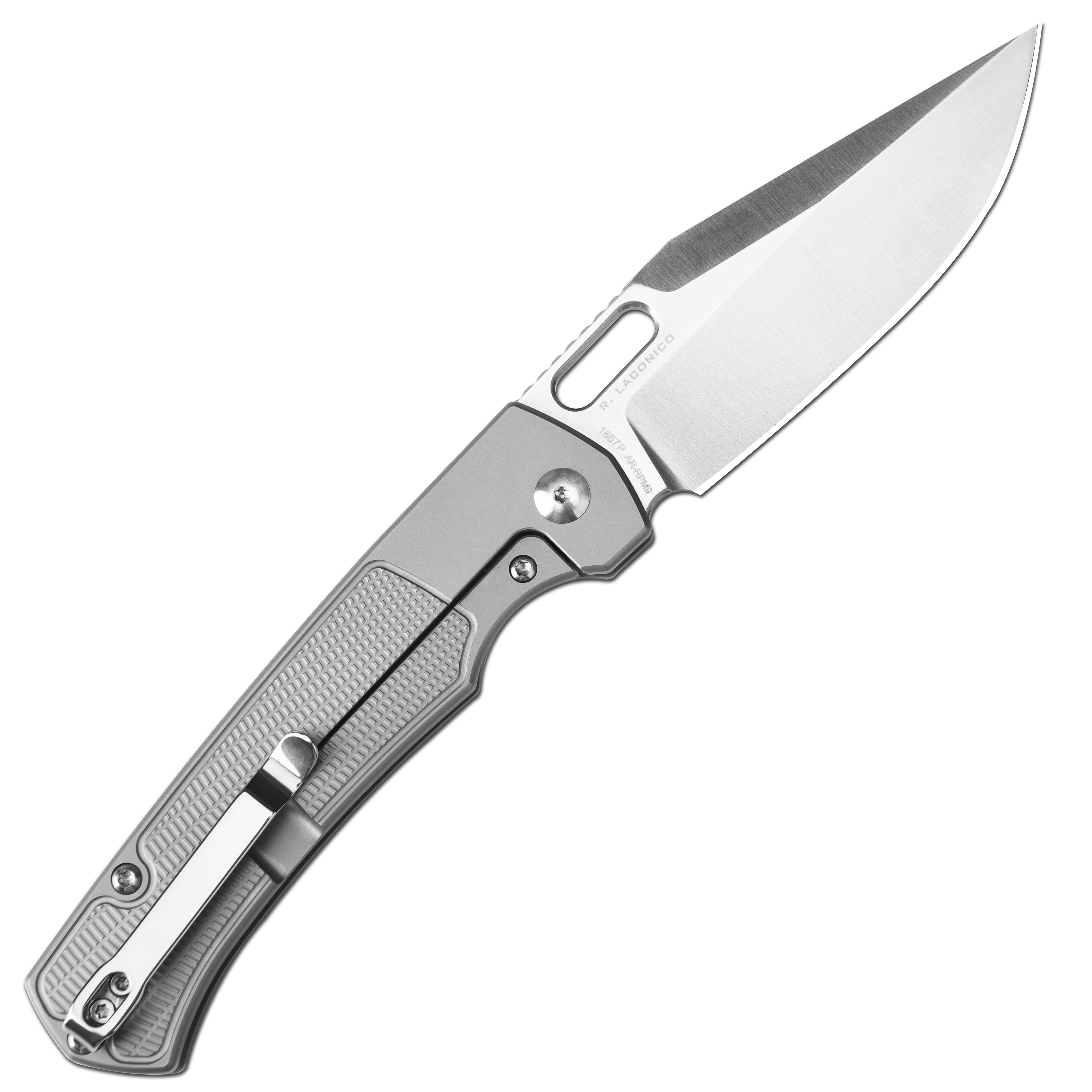 Artisan Cutlery Revel 1867T-AR AR-RPM9 Blade Titanium Handle Folding Knives