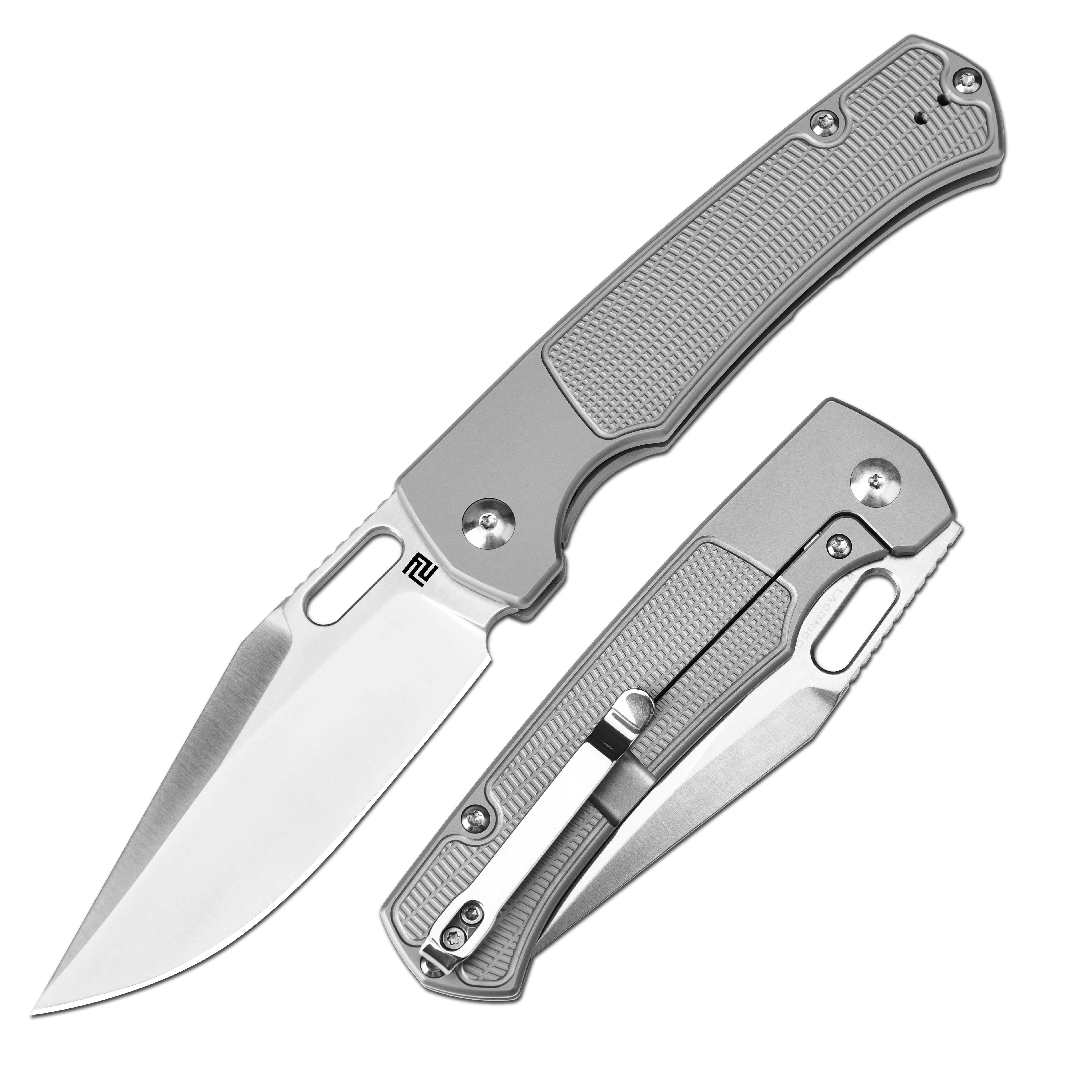 Artisan Cutlery Revel 1867T-AR AR-RPM9 Blade Titanium Handle Folding Knives