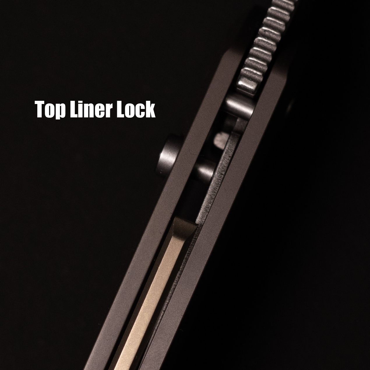 Artisan Cutlery Mousebird Thumb Hole Top Liner lock Lock EDC Knife Titanium Handle Gold Titanium Clip(3'' CPM S35VN Stone Wash Blade ) 1889G-DG