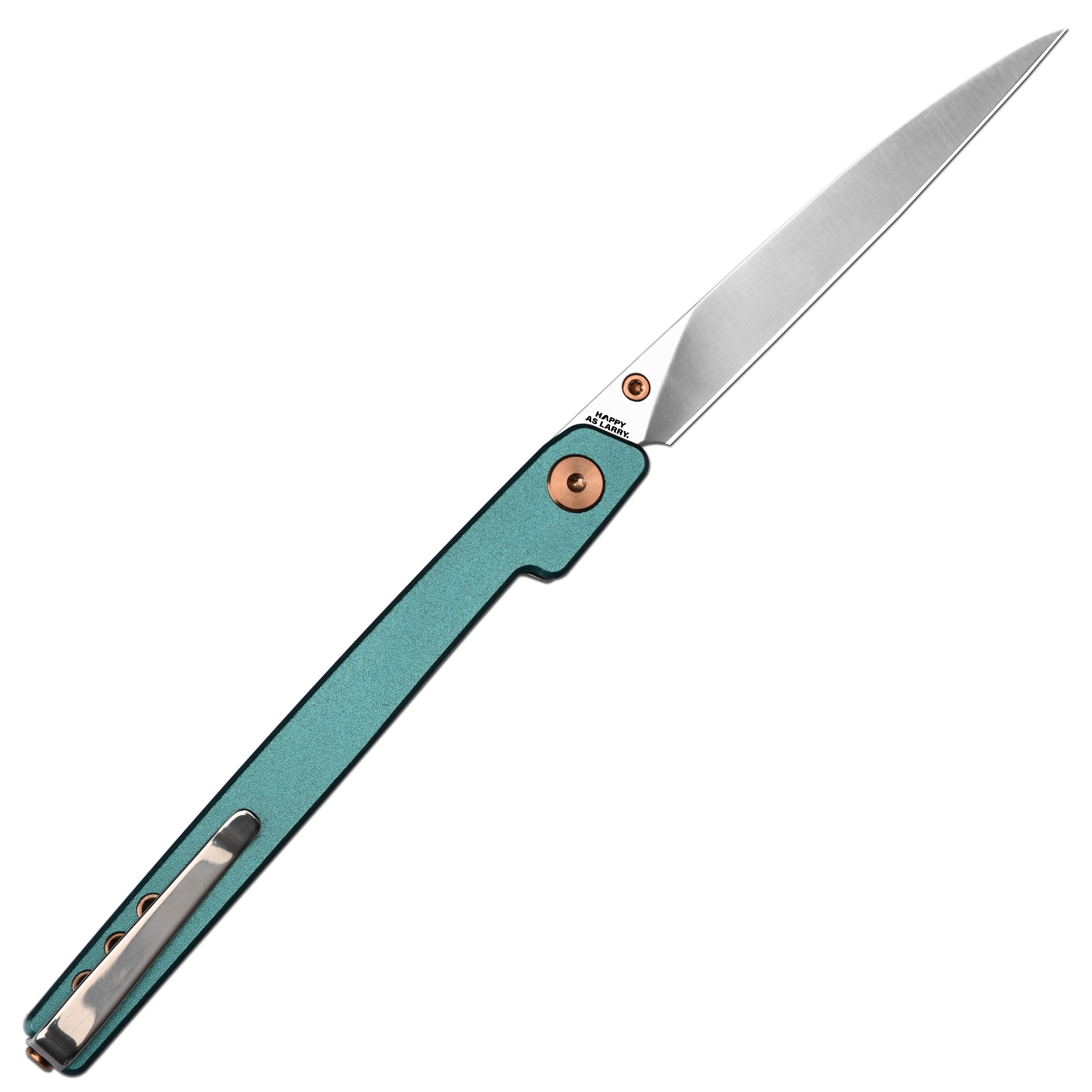 CJRB Lanky Thumb Stud & Liner Lock Knife Blue Aluminum Handle (3.58'' AR-RPM9 Sand Polish Blade) J1965-BU