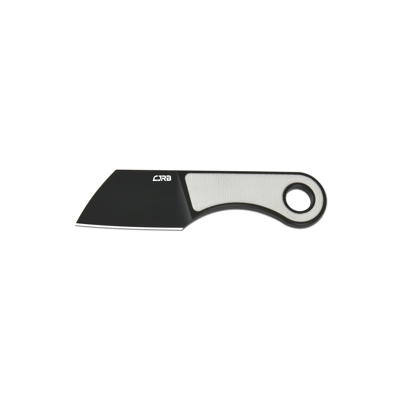 CJRB Chip J1939 AR-RPM9 Steel Blade G10/Carbon fiber Handle Fixed Blade Knives - White G10 + Black PVD Blade (J1939-BWH)