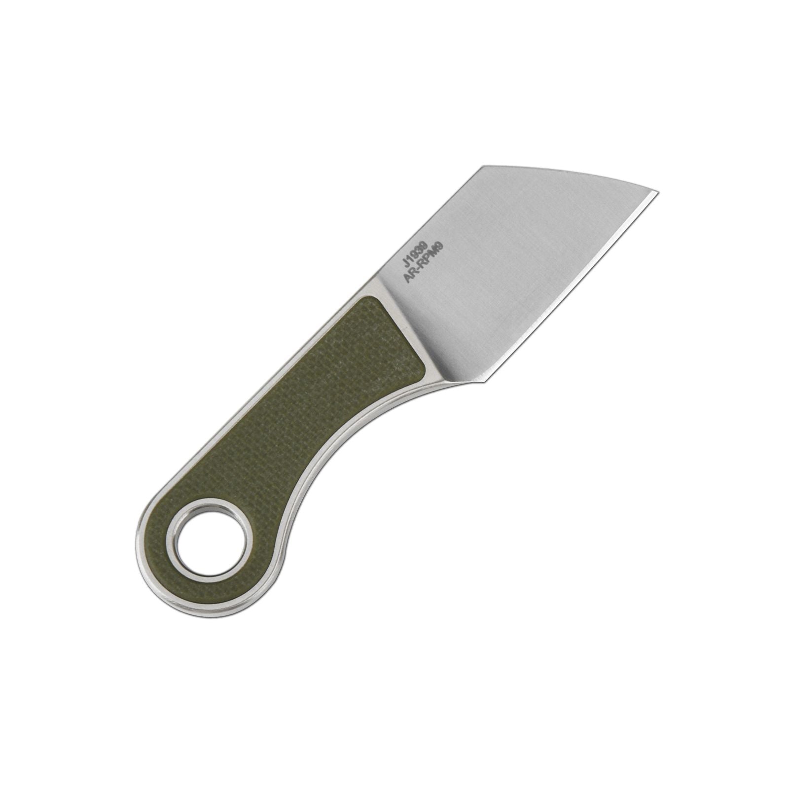 CJRB Chip J1939 AR-RPM9 Steel Blade G10/Carbon fiber Handle Fixed Blade Knives