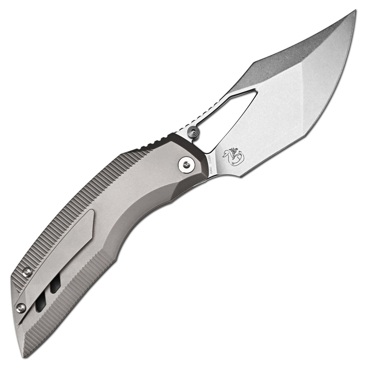Artisan Cutlery The GloWing | Gray Ti with GITD Carbon Fiber - Product view 7