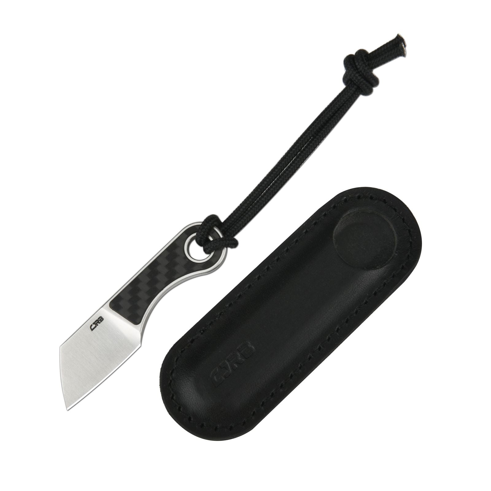 CJRB Chip J1939 AR-RPM9 Steel Blade G10/Carbon fiber Handle Fixed Blade Knives - Carbon Fiber Handle + Sand Polish Blade (J1939-CF)