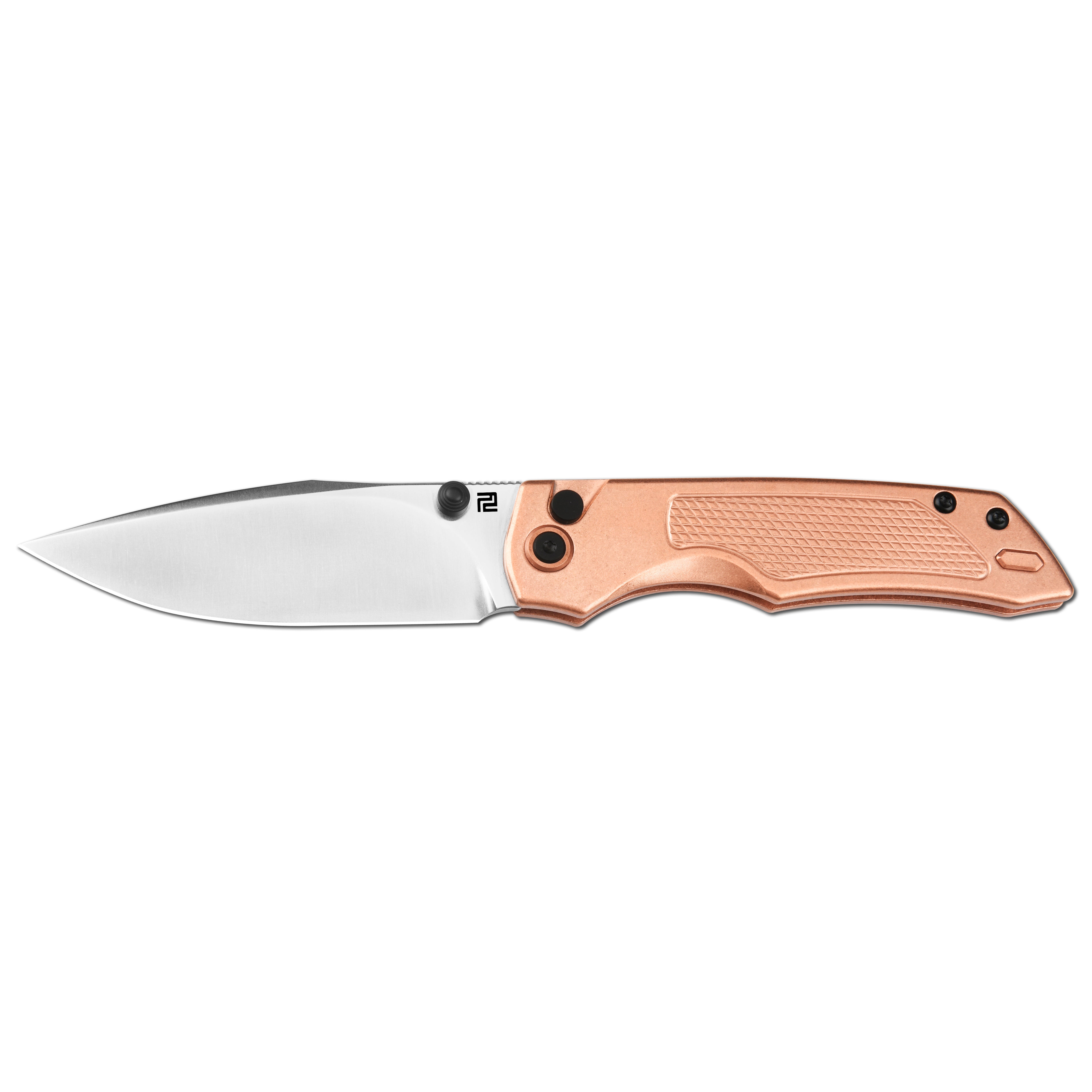 ArtisanCutlery Wizard ATZ-1870G S90V Steel Blade Titanium Handle Folding Knives