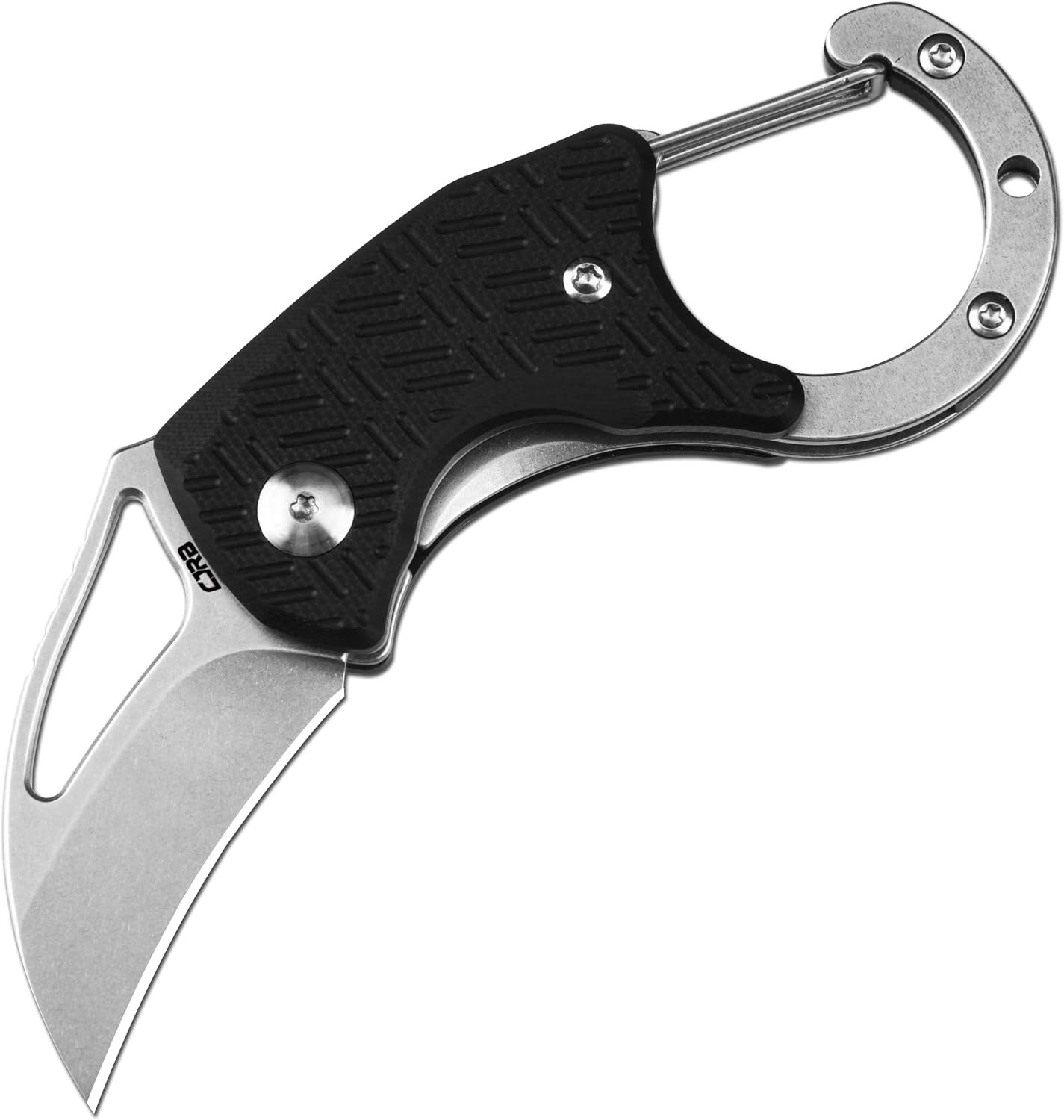 CJRB Anansi Front Flipper & Liner Lock Folding Knife Black G10 Handle (1.61'' Stone Wash AR-RPM9 Steel Blade) J1964-BK