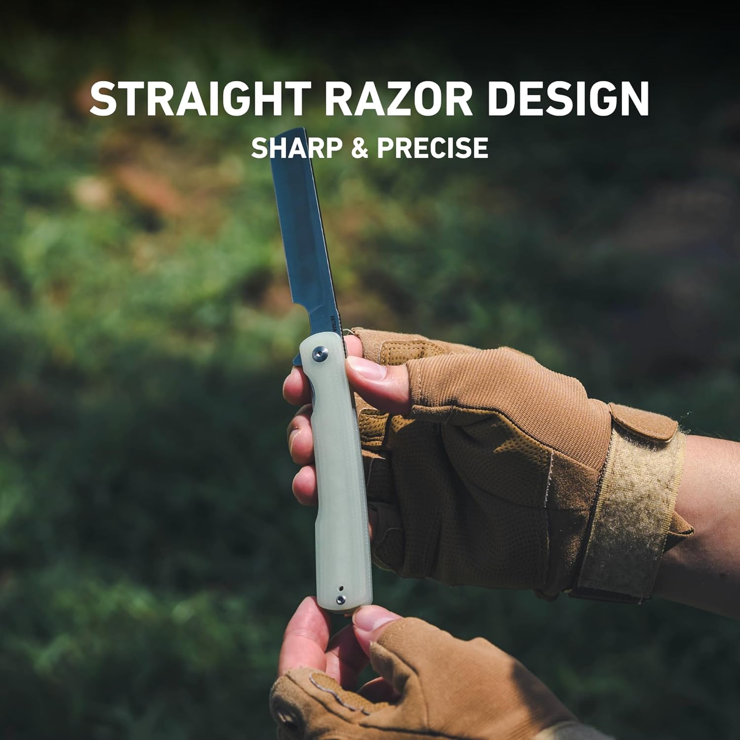 Artisan Cutlery Orthodox V2 Flipper & Liner Lock Knife Green G10 Handle (3.54'' Sand polish AR-RPM9 Blade) 1883P-NTG